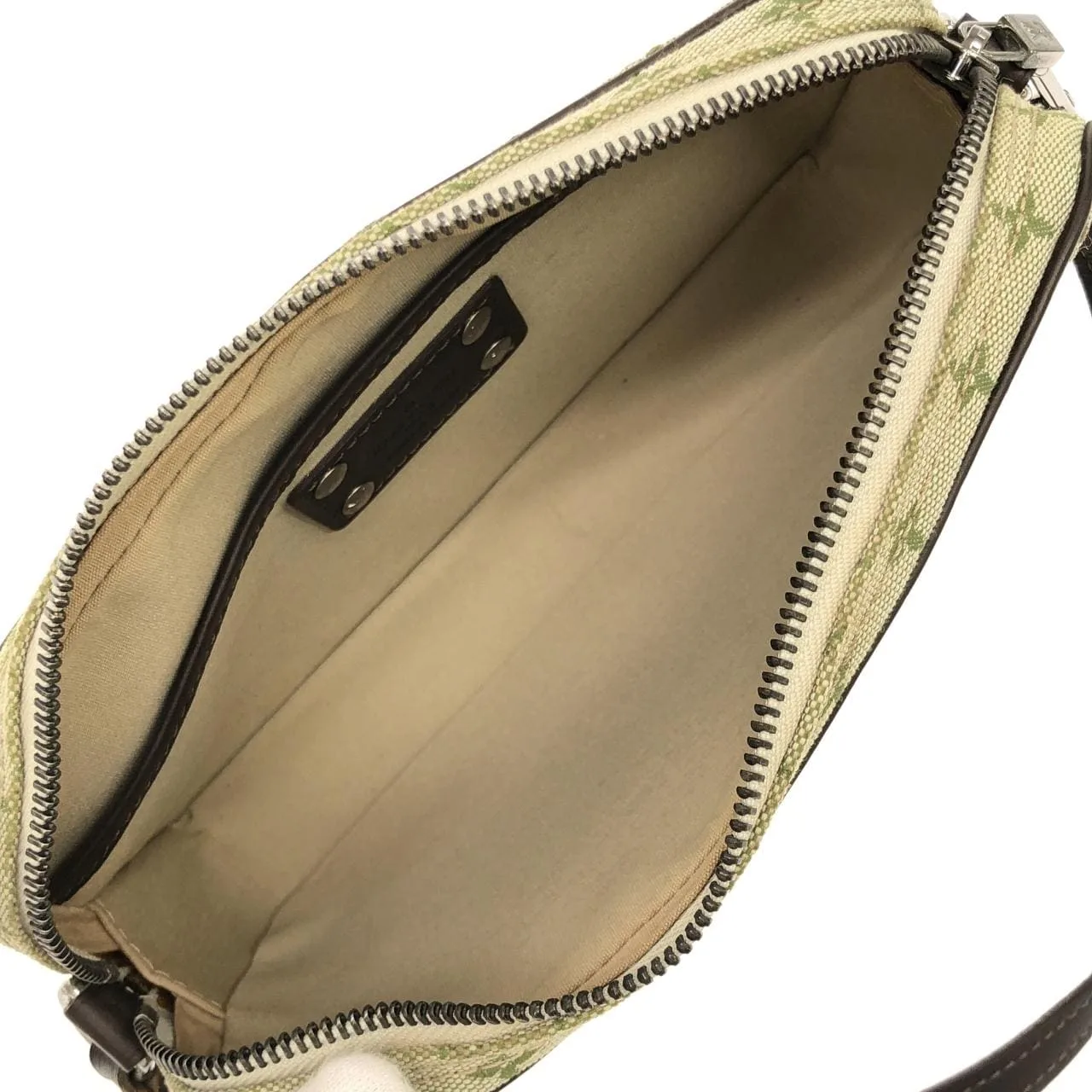 LOUIS VUITTON Pochette M92274 Pochette Canvas Black Canvas - Thumbnail 9