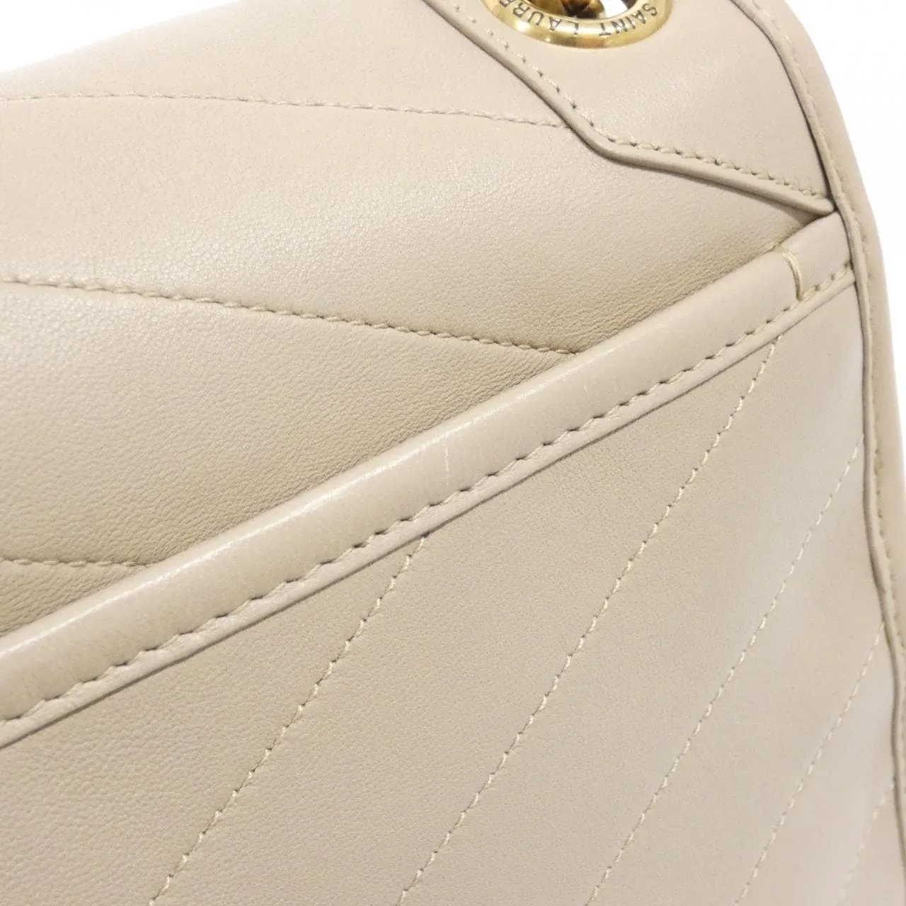 SAINT LAURENT Niki 633158 1EL07 Shoulder Lambskin 黑色 羊皮 中古品A - 縮圖 4