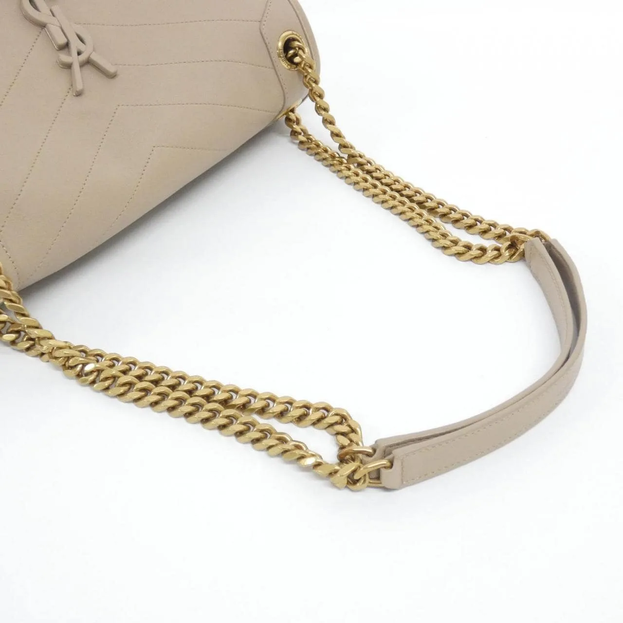 SAINT LAURENT Niki 633158 1EL07 Shoulder Lambskin 黑色 羊皮 中古品A - 縮圖 7