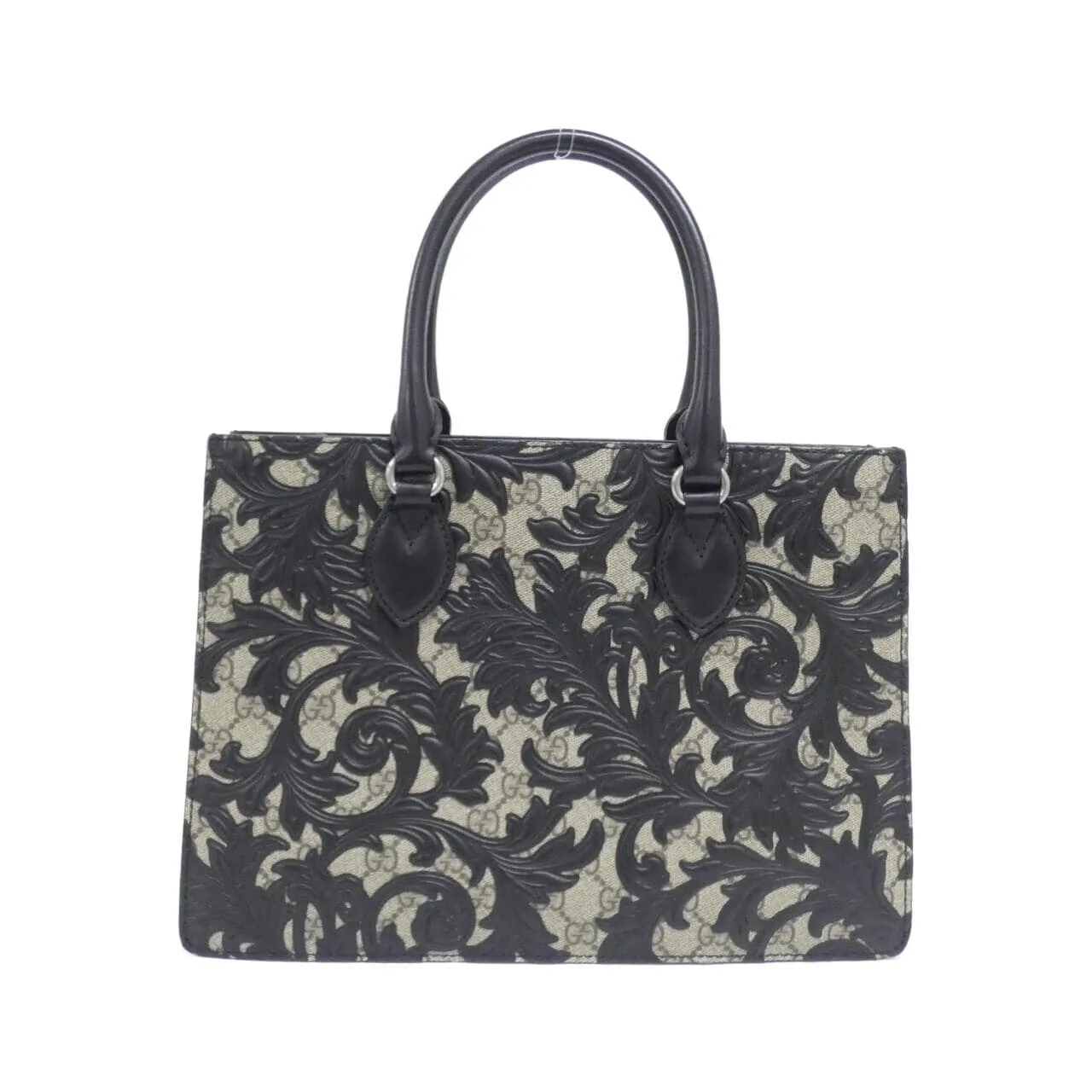 GUCCI 409531 KLQPN Handbag Canvas Black Canvas Rank A - Thumbnail 2