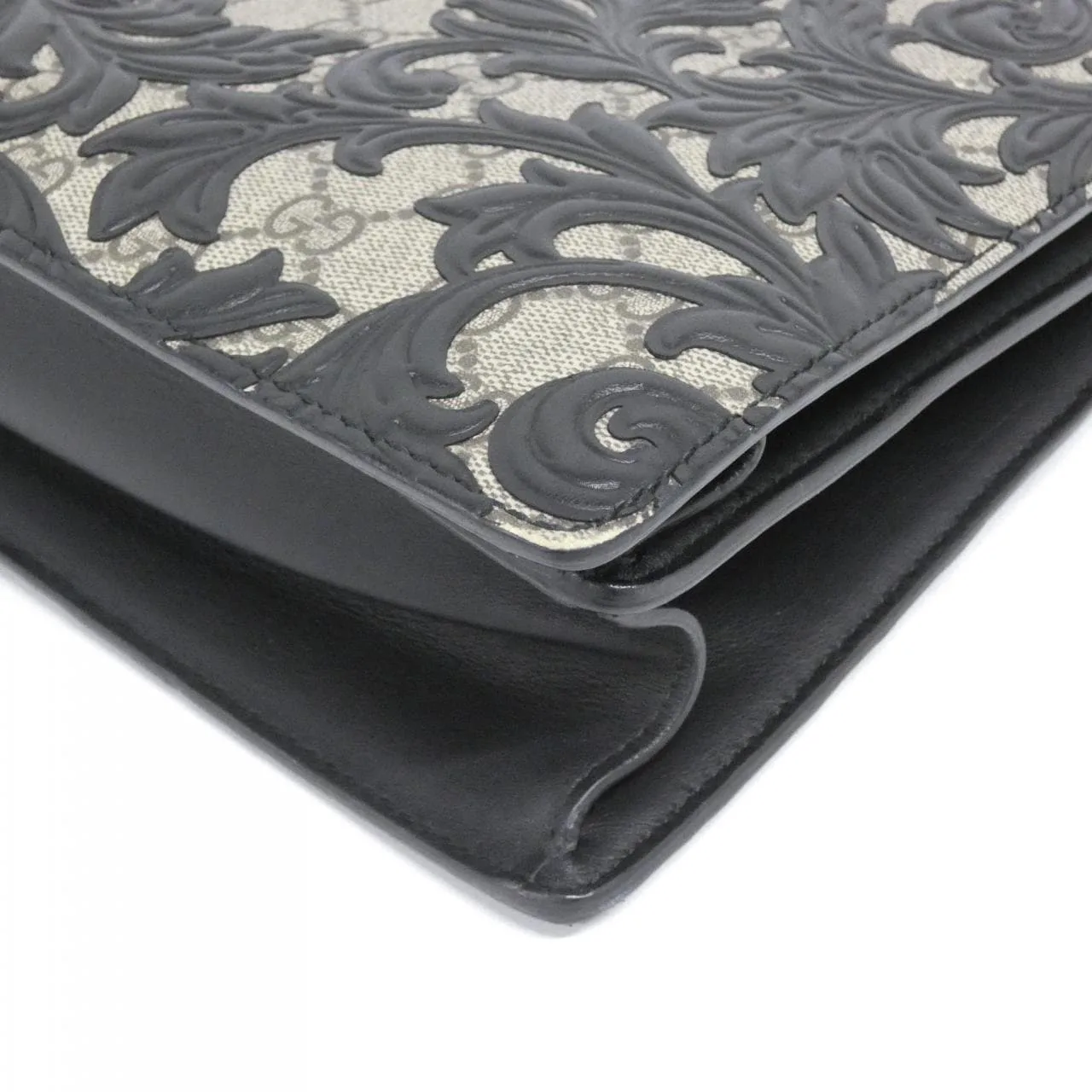 GUCCI 409531 KLQPN Handbag Canvas Black Canvas Rank A - Thumbnail 3