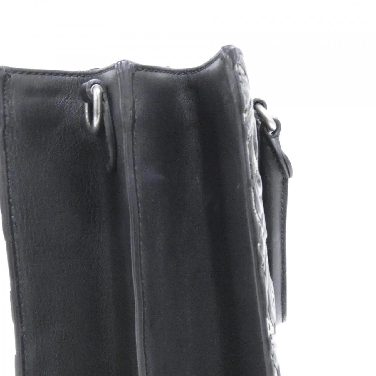 GUCCI 409531 KLQPN Handbag Canvas Black Canvas Rank A - Thumbnail 4