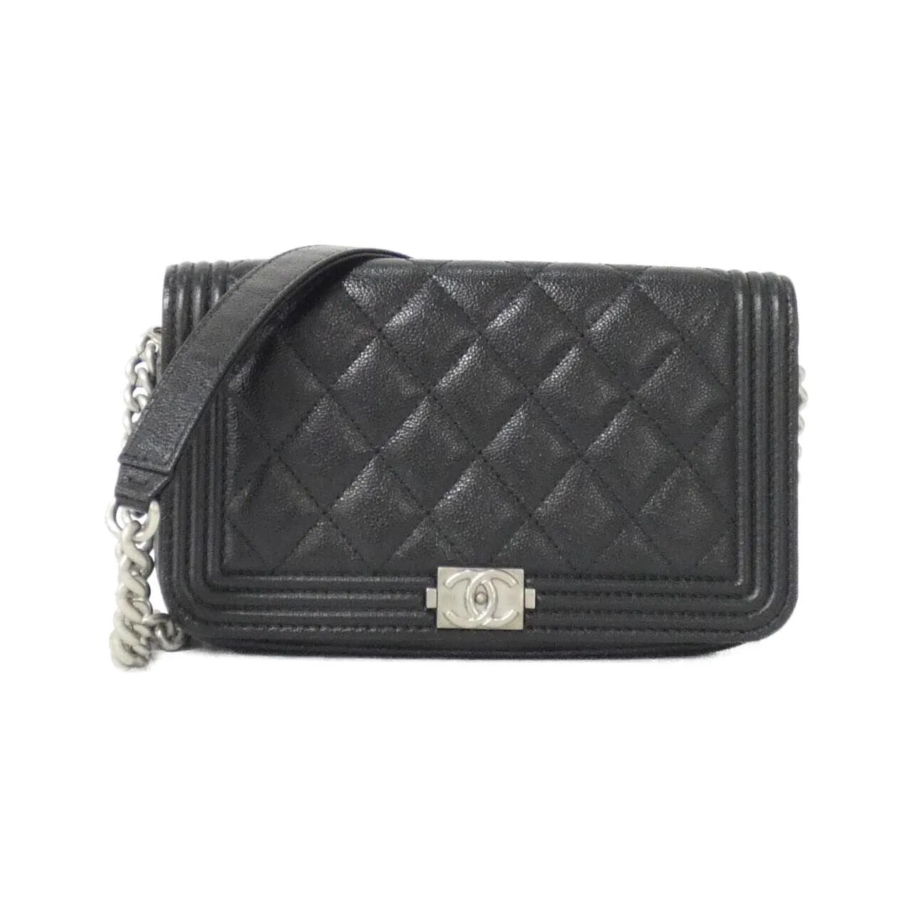 CHANEL Boy Chanel AP3013 Wallet Grained Calfskin