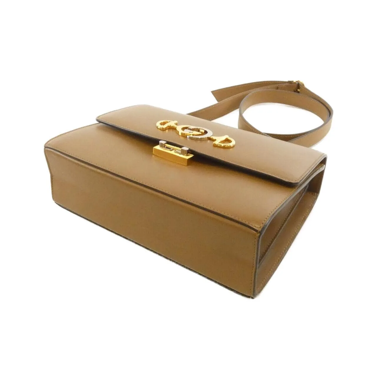 GUCCI 576388 05J0X Shoulder Leather 黑色 皮革 中古品B - 縮圖 3