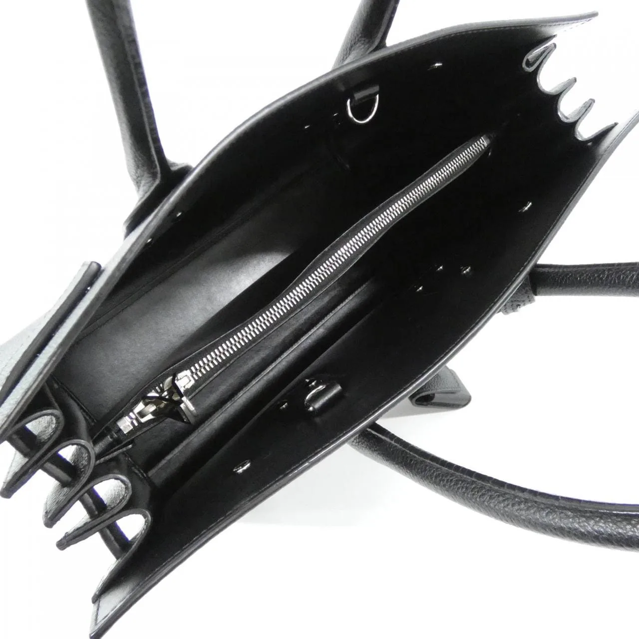 SAINT LAURENT Sac de Jour 378299 B681N Handbag 黑色 中古品A - 縮圖 8