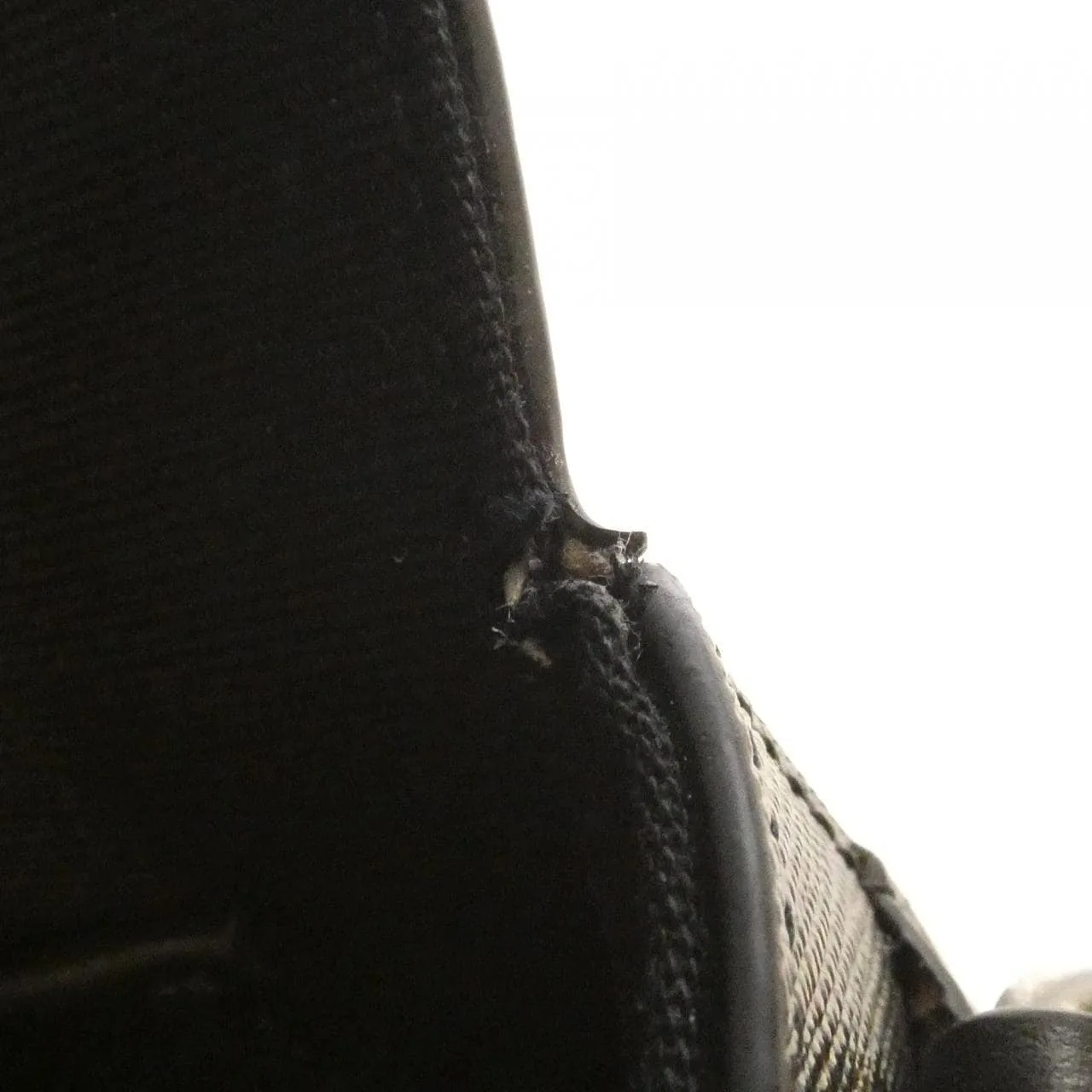 CELINE 111592ETH Shoulder Canvas 黑色 帆布 中古品A - 縮圖 7