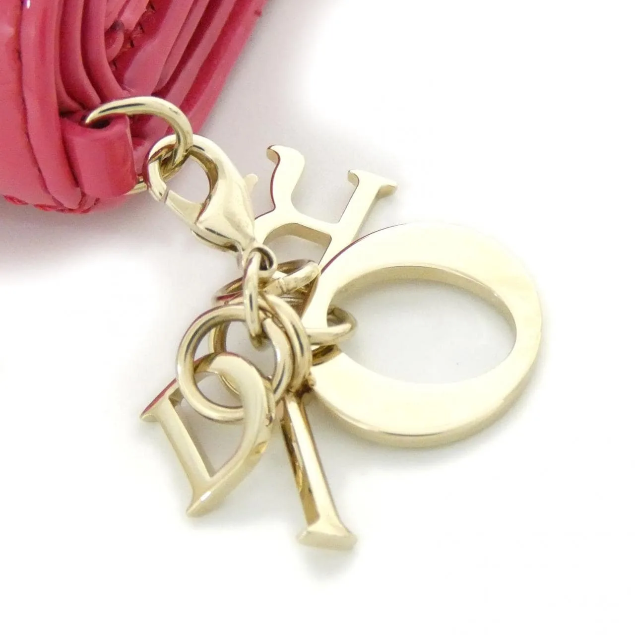 DIOR Lady Dior S0181OVRB Wallet Patent Leather Black Patent Leather Rank A - Thumbnail 3