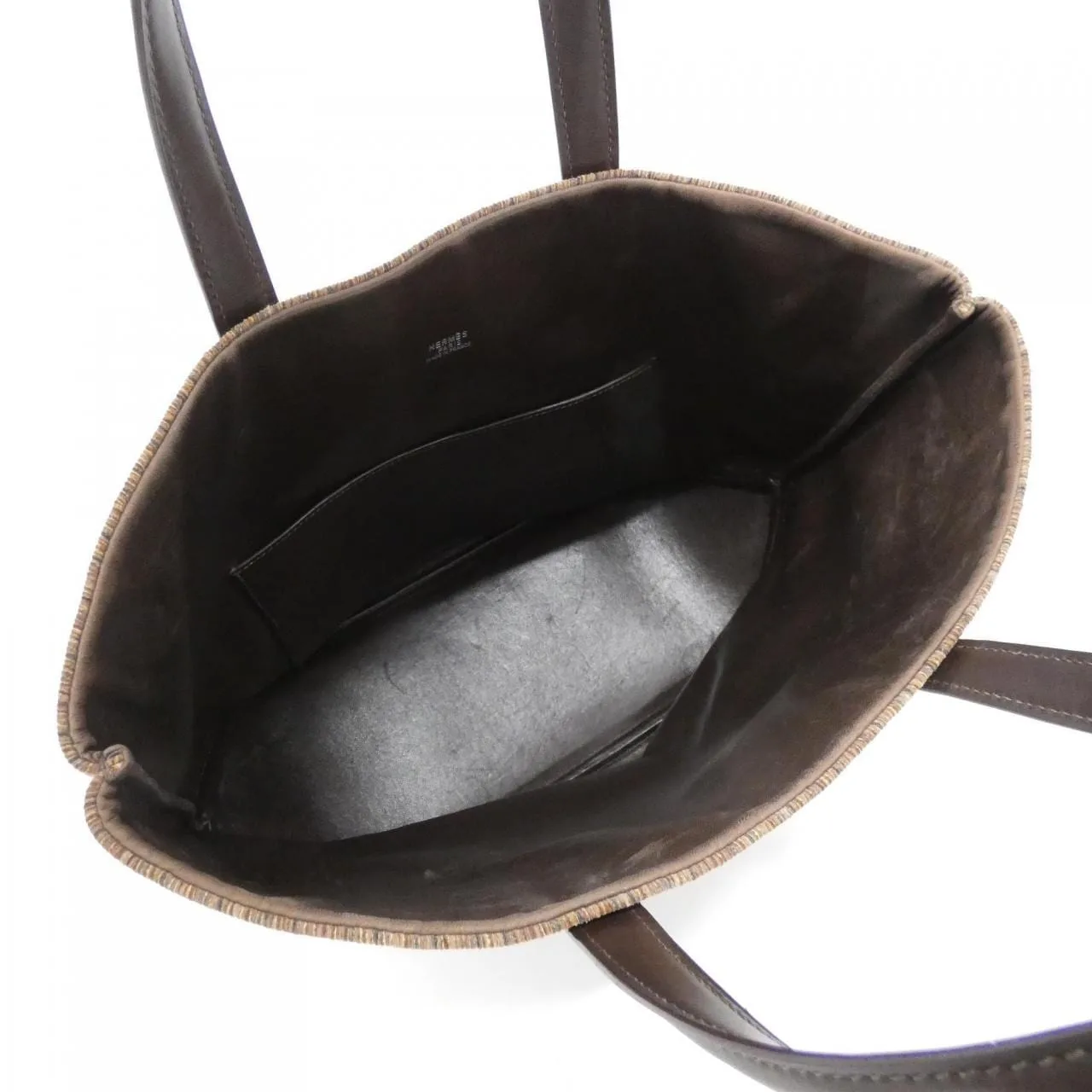 HERMES Handbag Box Calf 黑色 Box 皮 中古品B - 縮圖 5