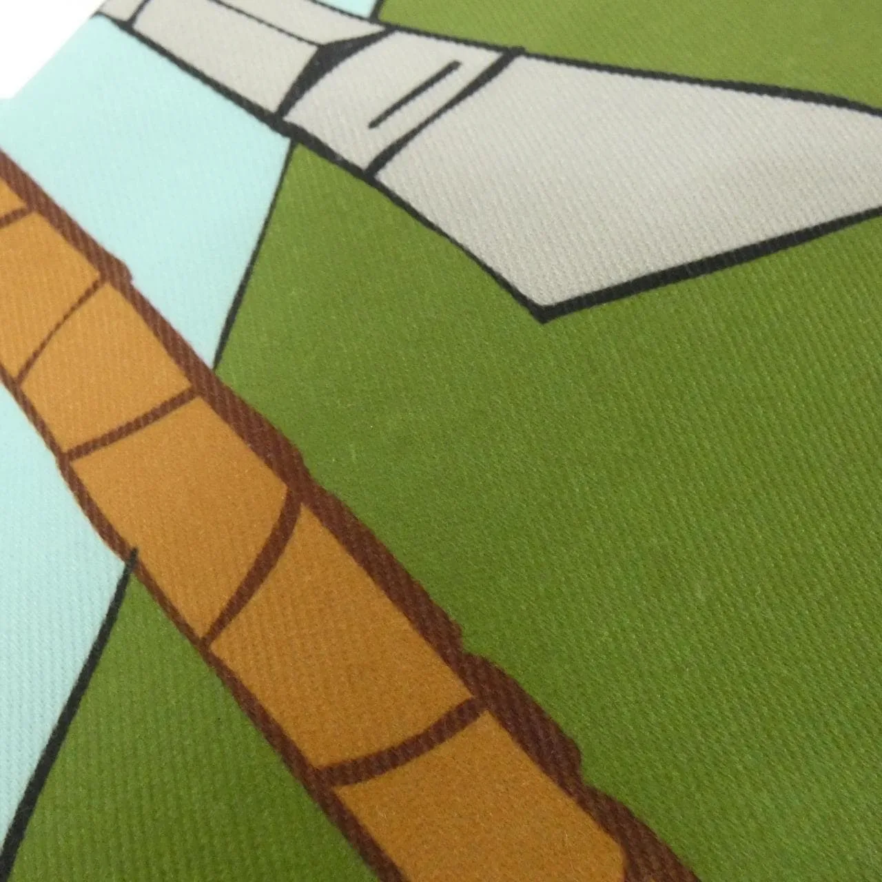 LOEWE C822057X05 Pouch Canvas Multicolor 帆布 中古品A - 縮圖 4