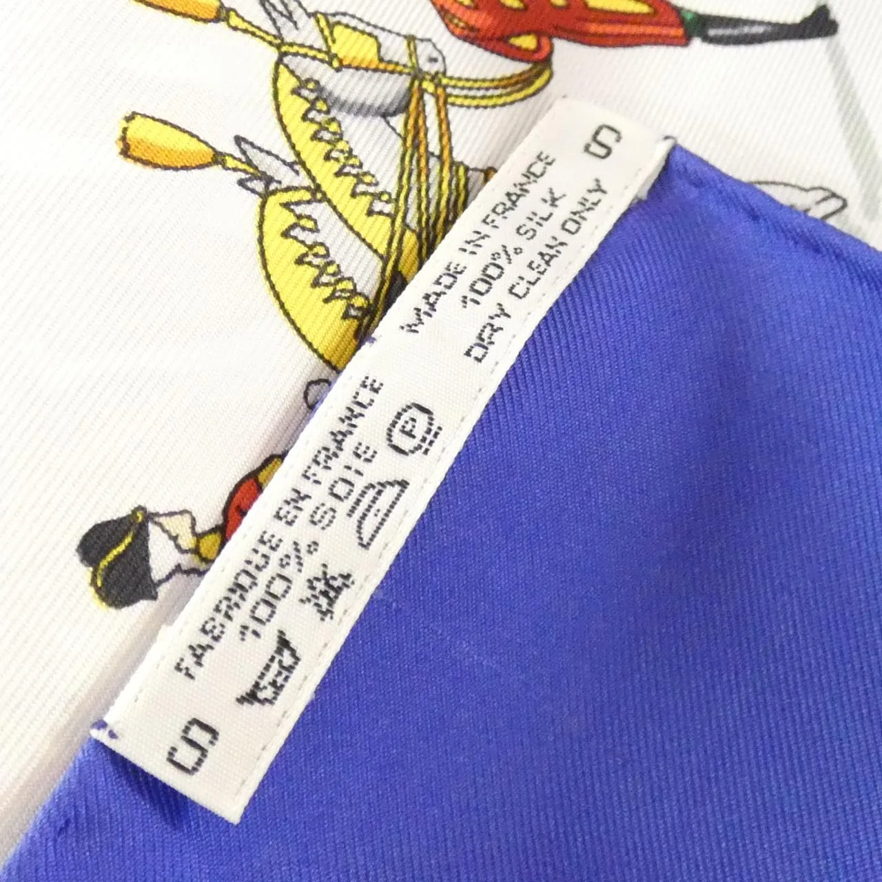 HERMES Scarf White Rank A - Thumbnail 5
