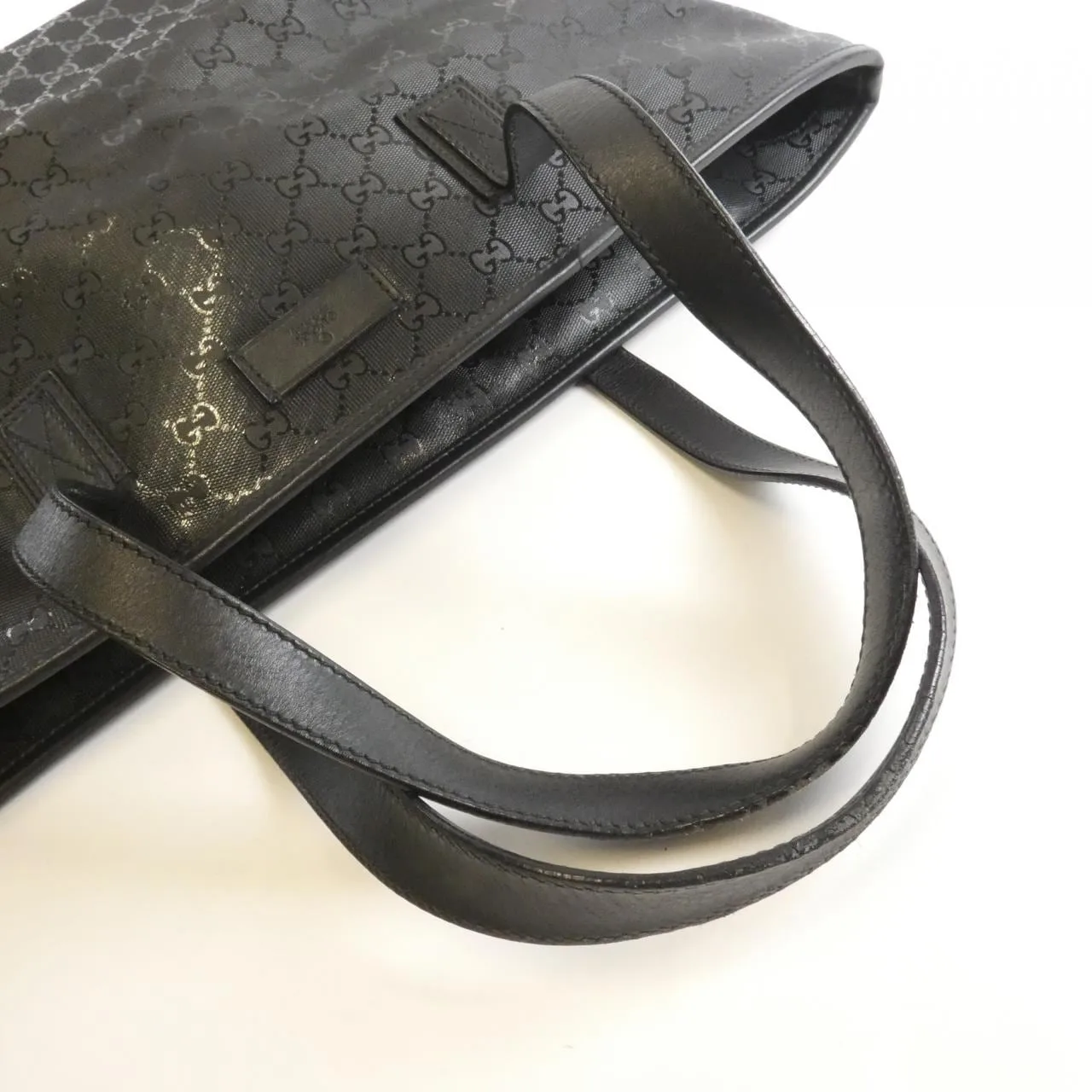 GUCCI 211137 FU49R Handbag Black Rank B - Thumbnail 6