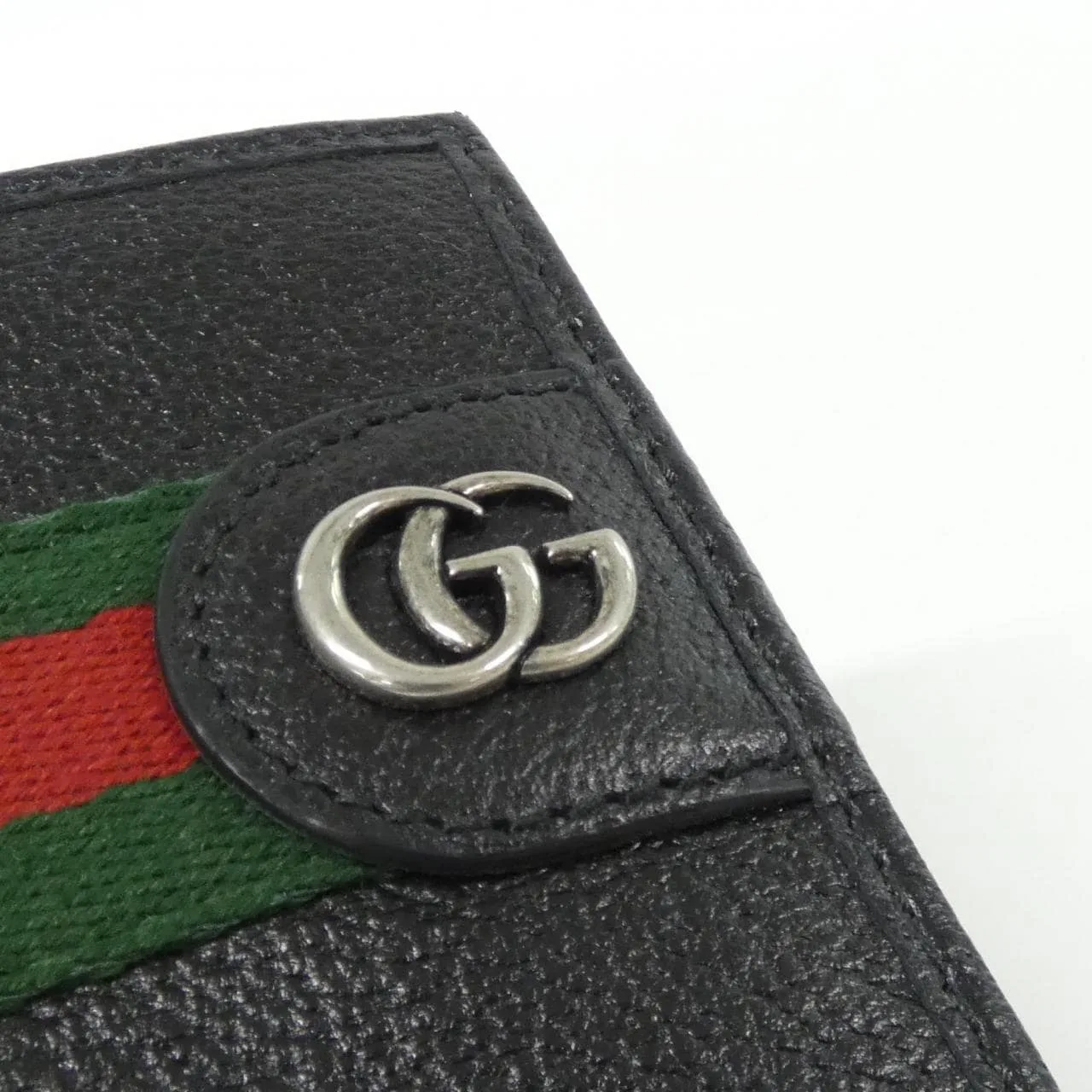GUCCI 834792 AAE1A Wallet Leather Black Leather Rank A - Thumbnail 4