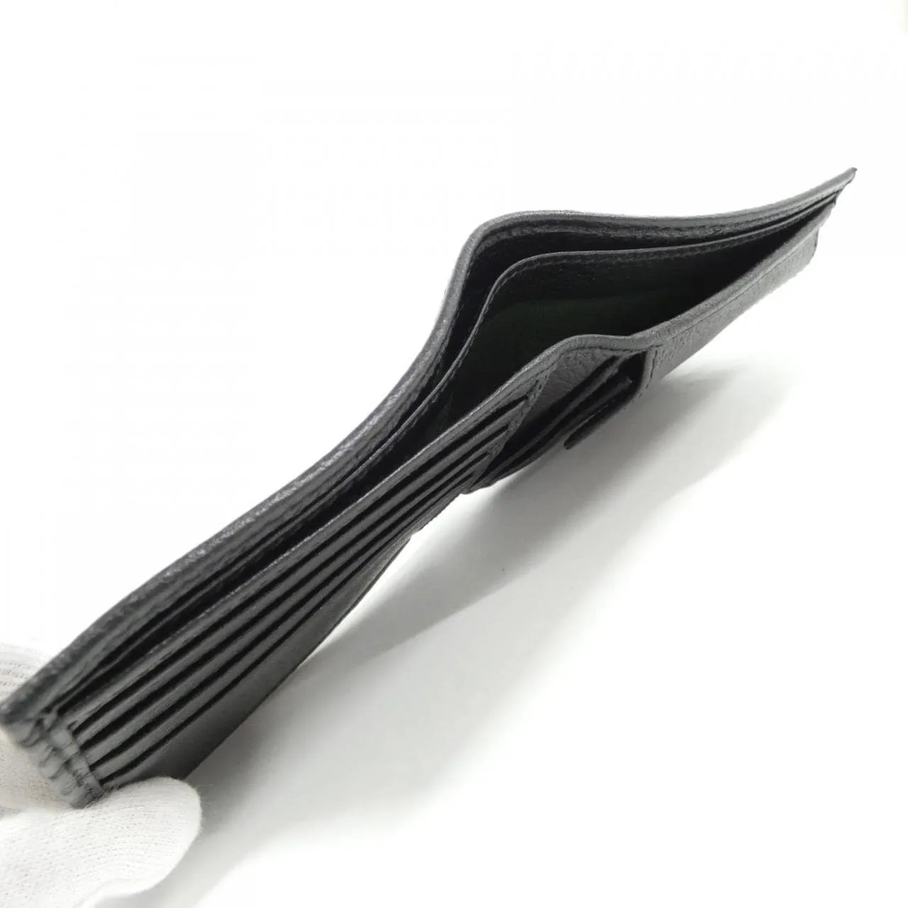 GUCCI 834792 AAE1A Wallet Leather Black Leather Rank A - Thumbnail 6