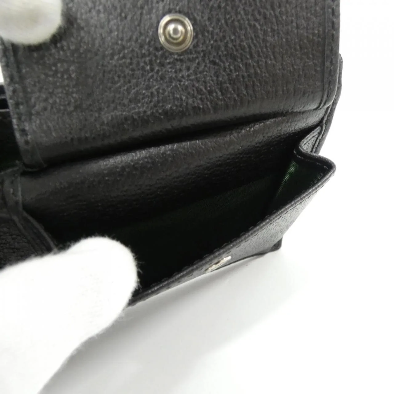 GUCCI 834792 AAE1A Wallet Leather Black Leather Rank A - Thumbnail 7