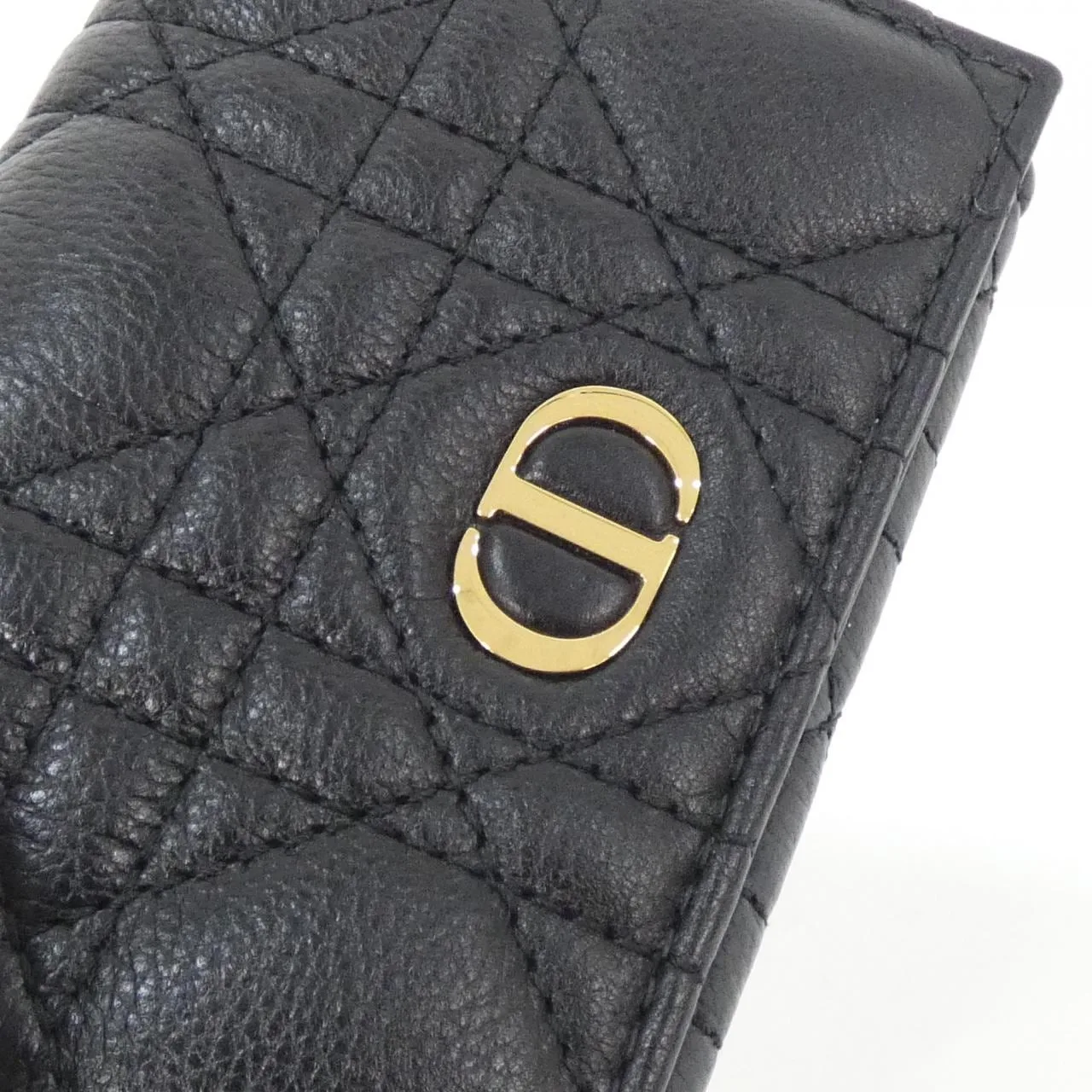 DIOR Caro S5132UWHC Wallet Black Rank A - Thumbnail 3