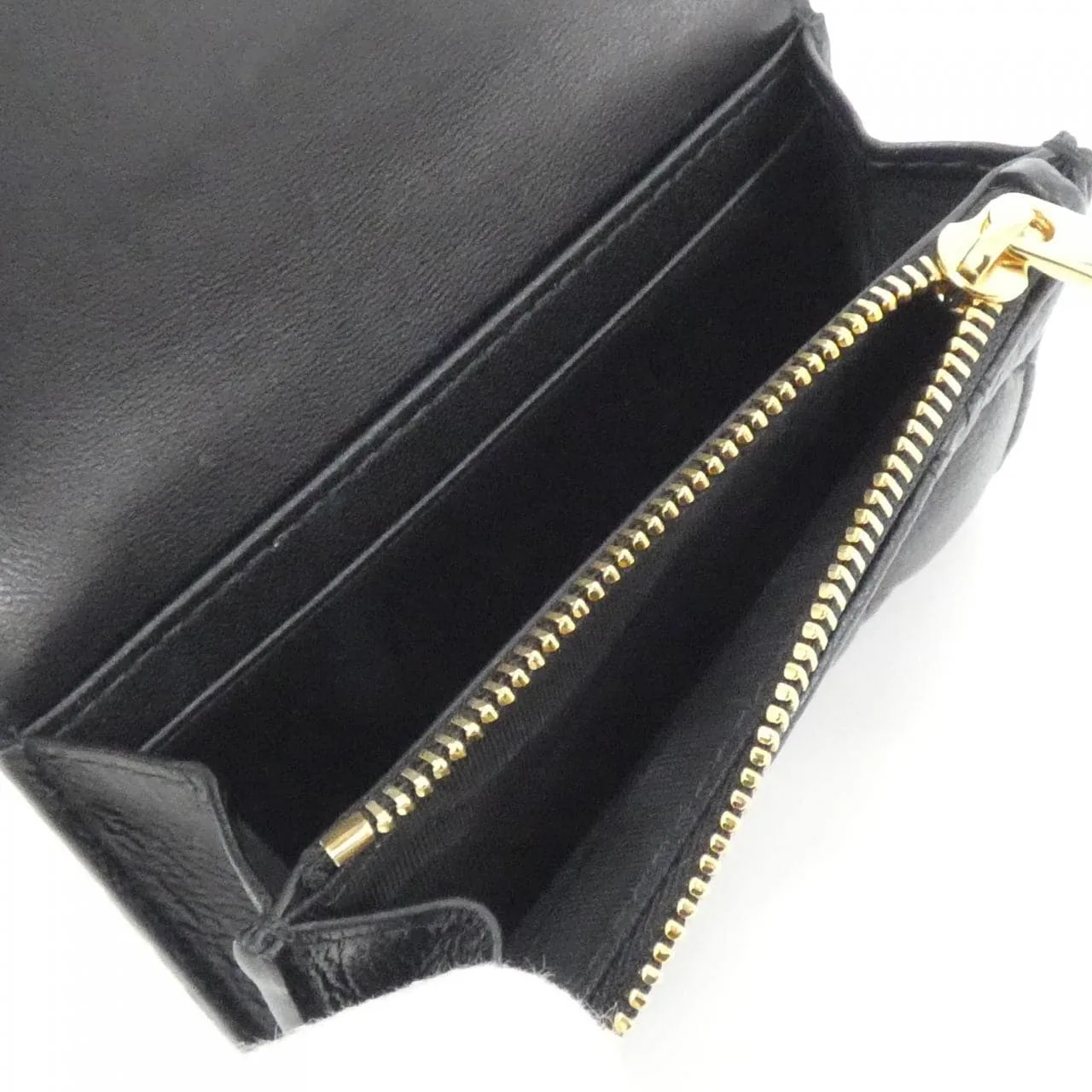 DIOR Caro S5132UWHC Wallet Black Rank A - Thumbnail 4