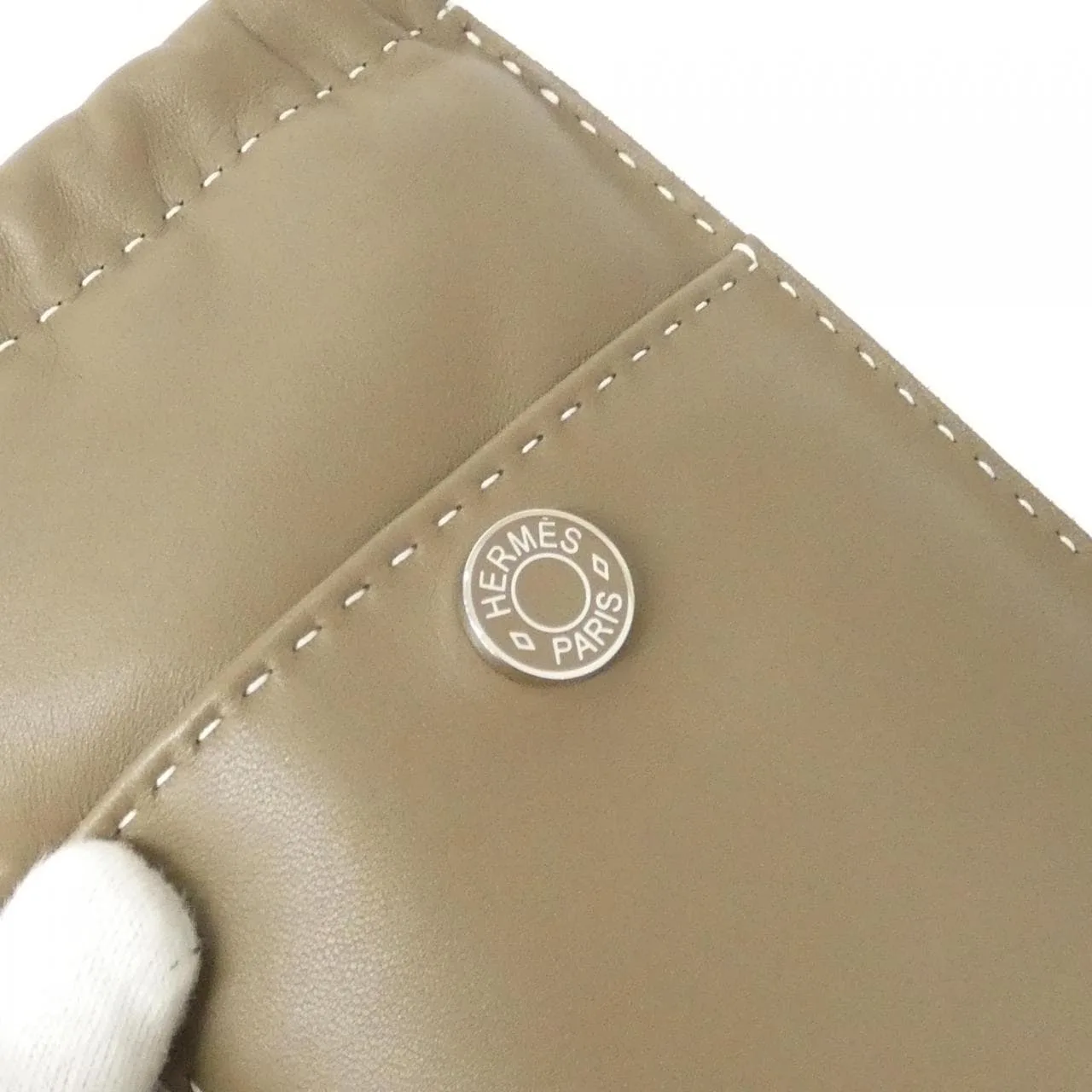 HERMES 083131CK Wallet Swift Etoupe Swift 皮 中古品A - 縮圖 8