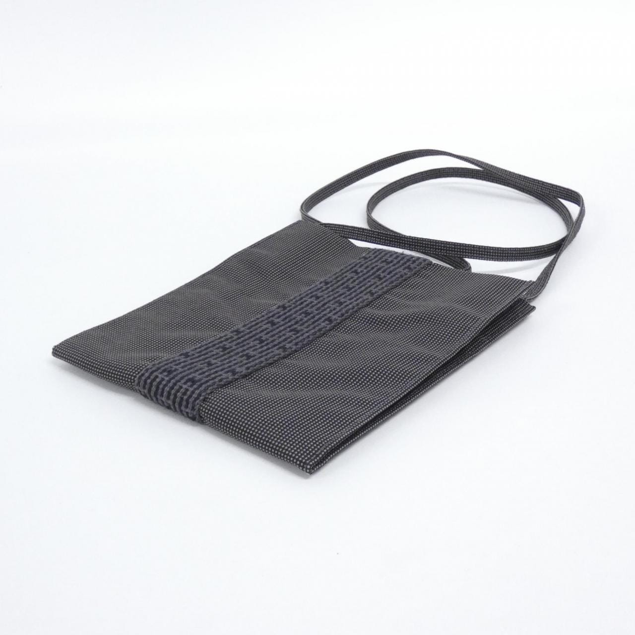 HERMES HERMÈS 100967M Shoulder Bag Canvas Black Canvas - Thumbnail 2