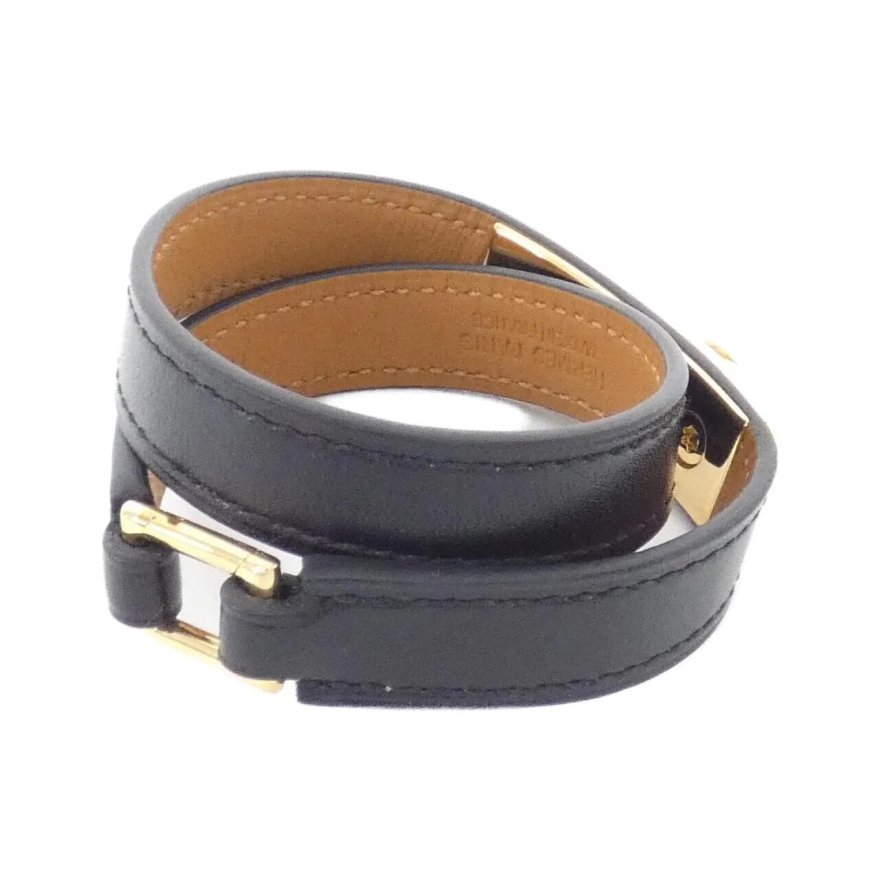 HERMES 064644CC Accessories Swift 黑色 Swift 皮 中古品A - 縮圖 2