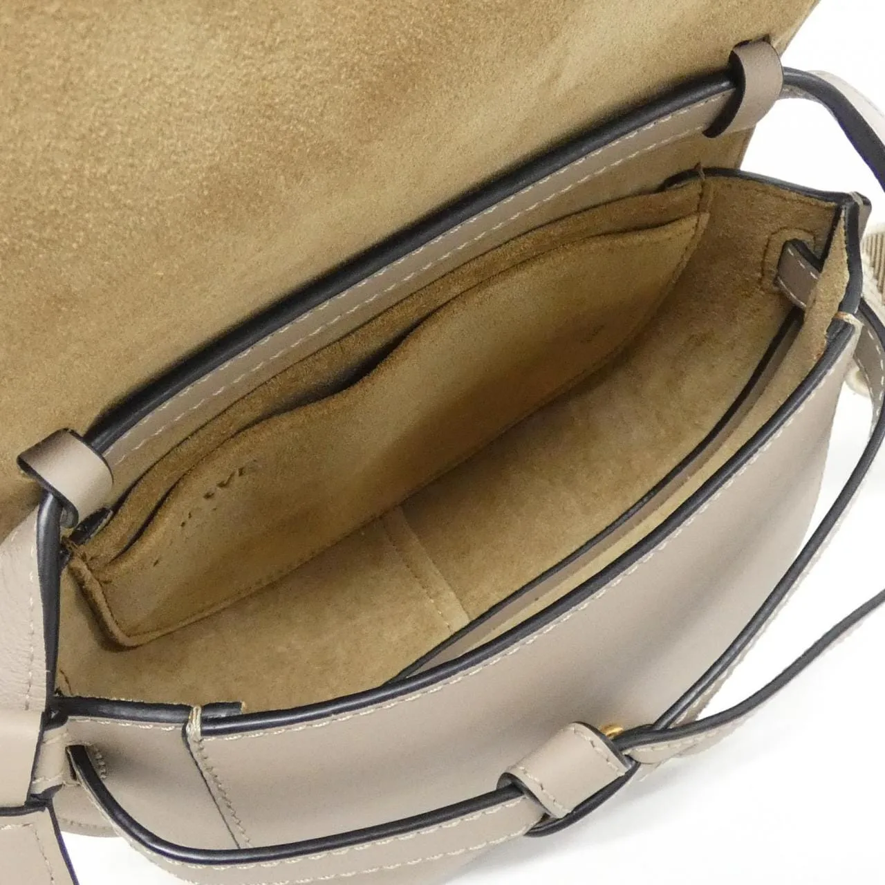 LOEWE Gate A650N46X13 Shoulder 黑色 中古品A - 縮圖 7