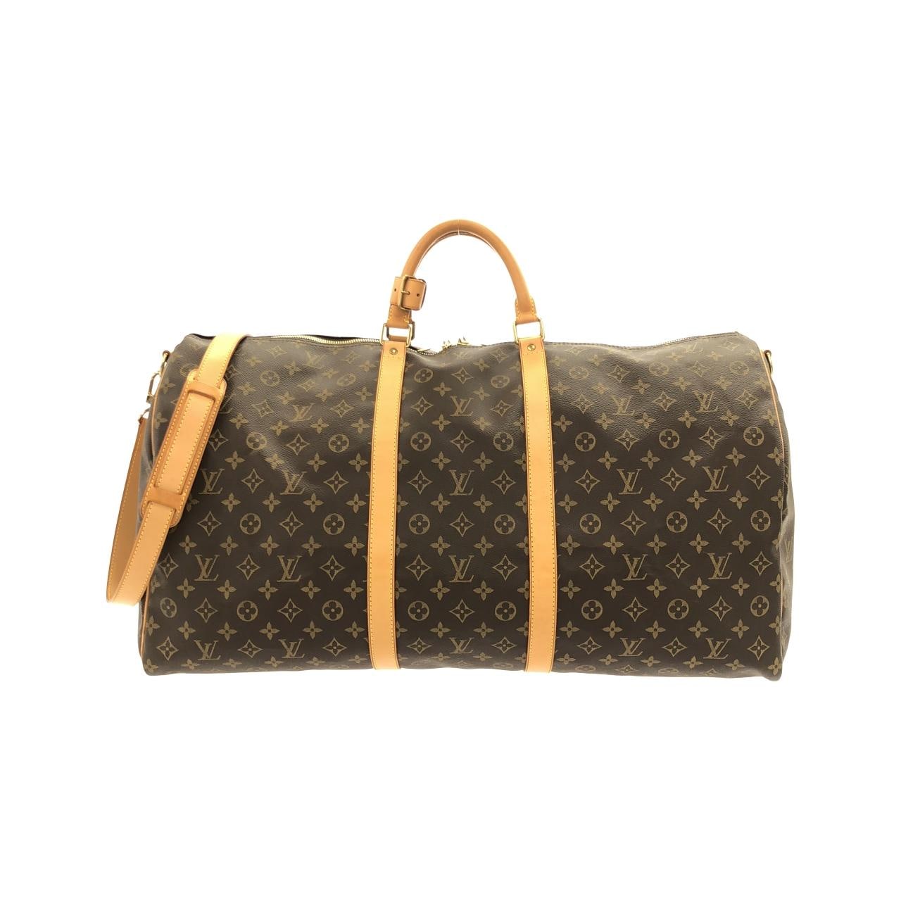 LOUIS VUITTON Keepall M41412 Boston Monogram Black