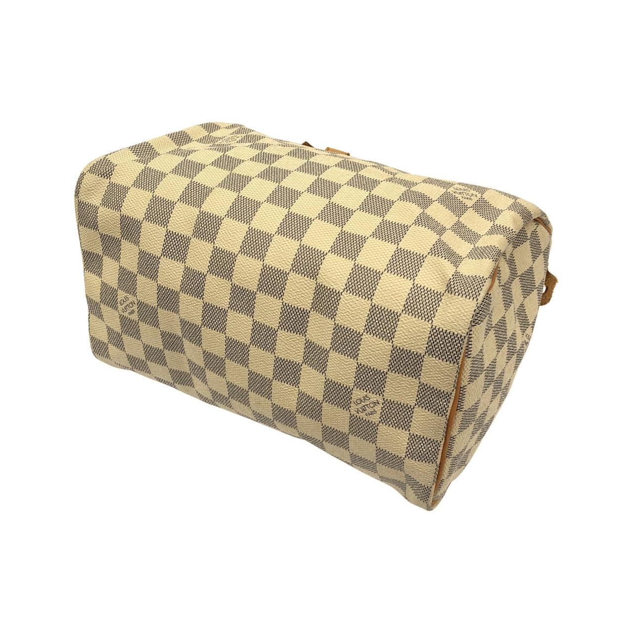 LOUIS VUITTON Speedy N41534 Boston Damier 黑色 Damier 中古品A - 縮圖 2