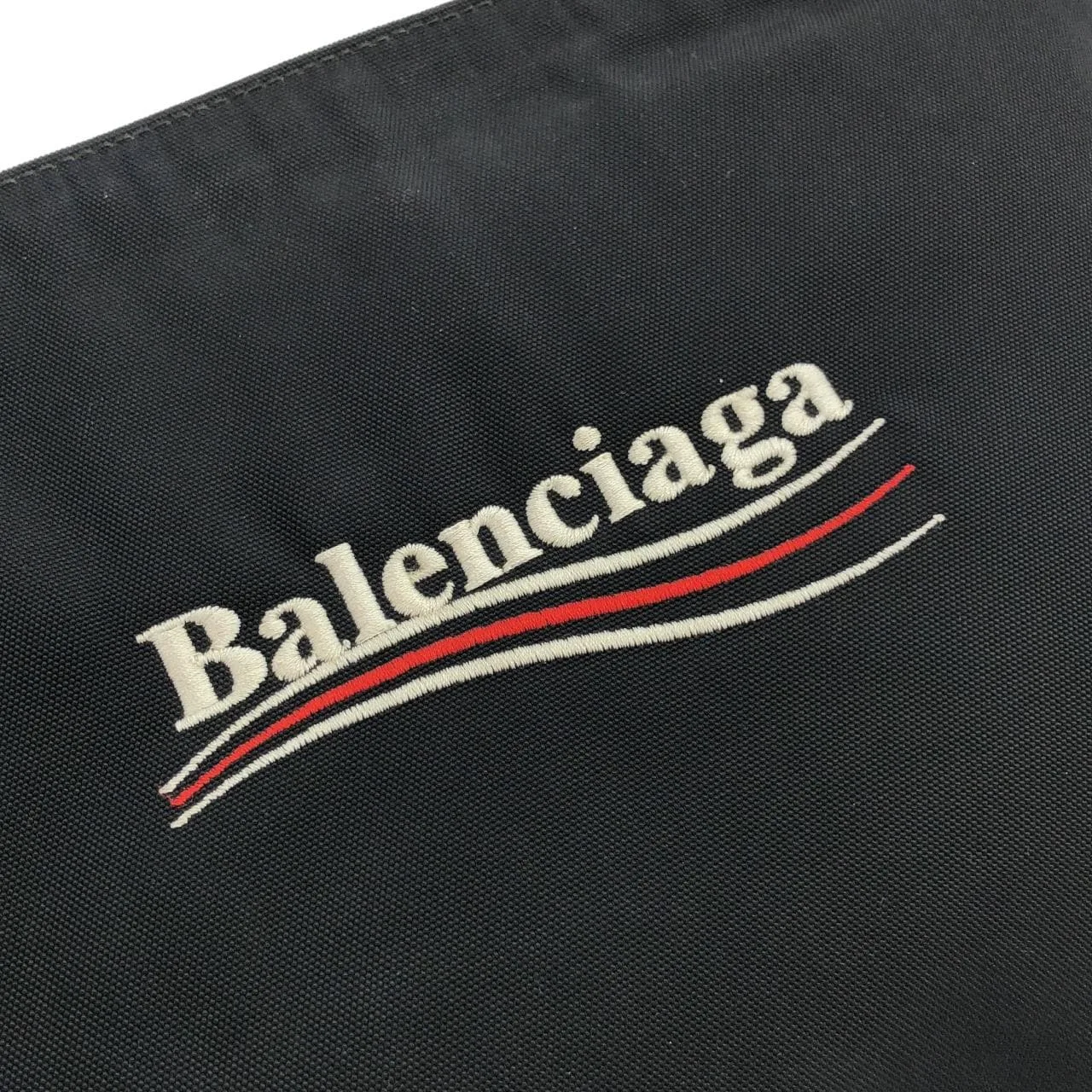 BALENCIAGA 535334 9WB05 Handbag Nylon 黑色 尼龍 中古品A - 縮圖 7