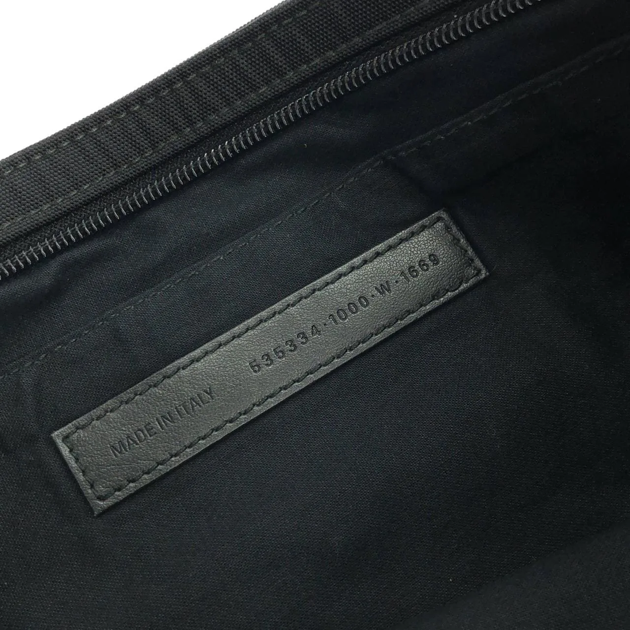 BALENCIAGA 535334 9WB05 Handbag Nylon 黑色 尼龍 中古品A - 縮圖 10