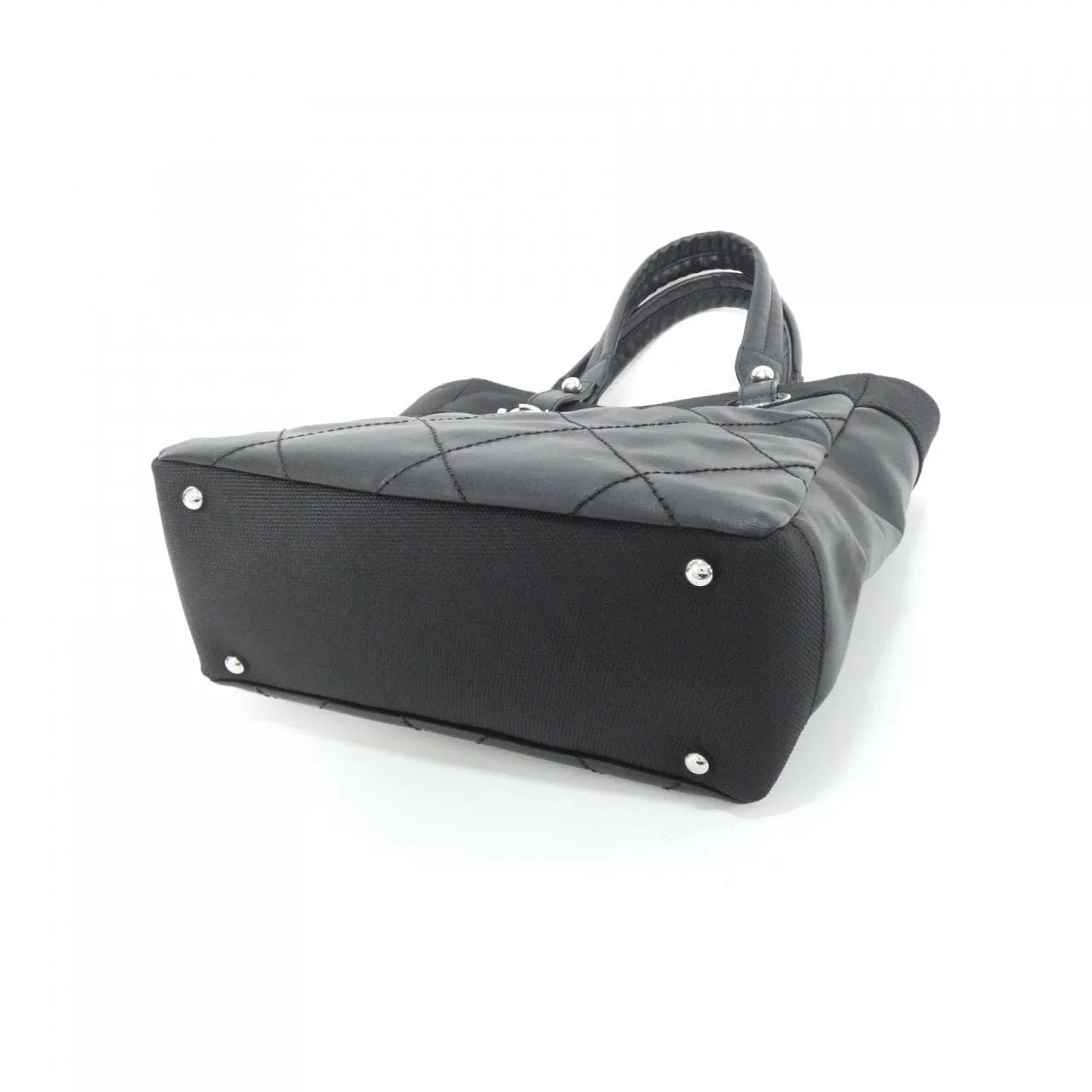 CHANEL 34208 Handbag Canvas Black Canvas Rank A - Thumbnail 3