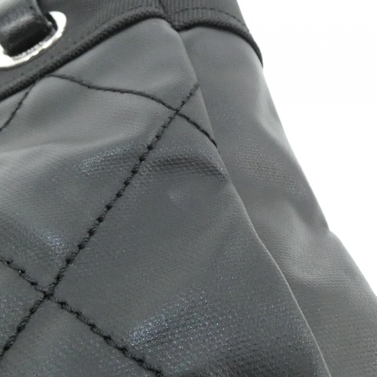 CHANEL 34208 Handbag Canvas Black Canvas Rank A - Thumbnail 5