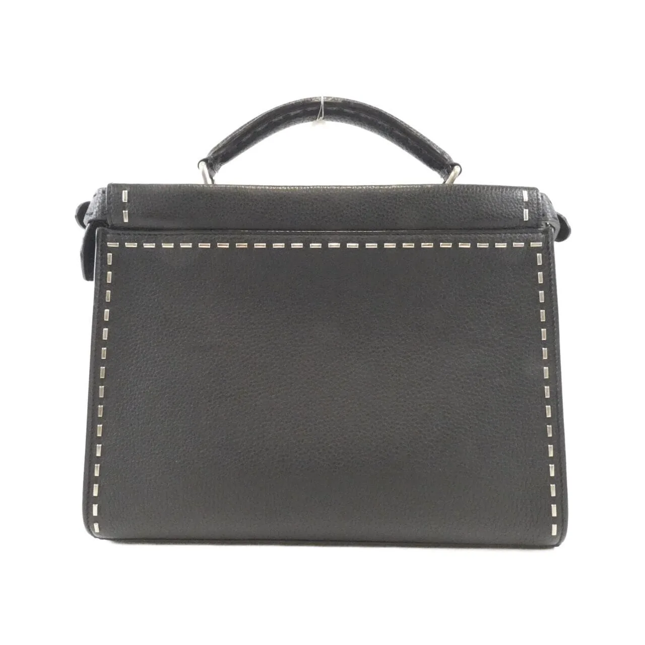 FENDI Peekaboo 7VA422 74D Handbag Black Rank A - Thumbnail 2