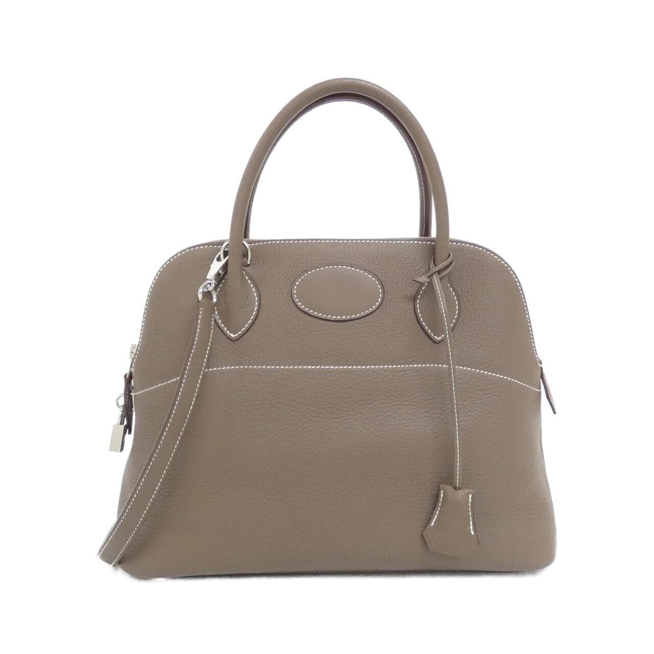 HERMES 073419CK Handbag Clemence