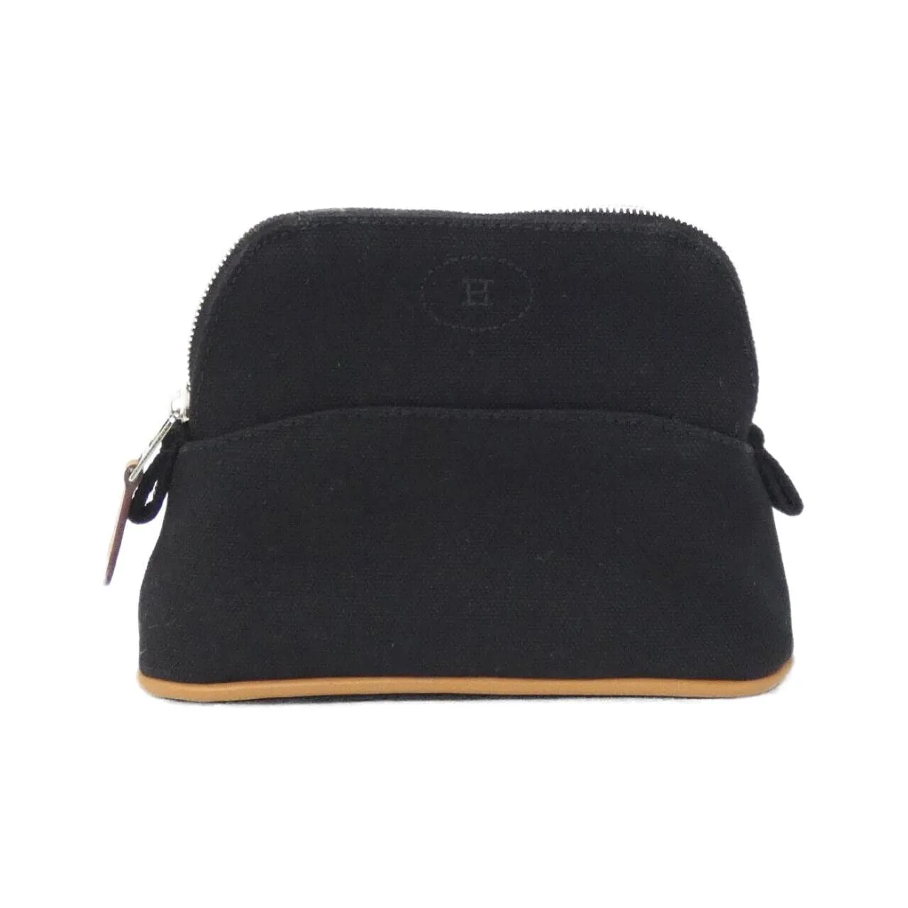 HERMES Bolide 103772M Pouch Canvas Black