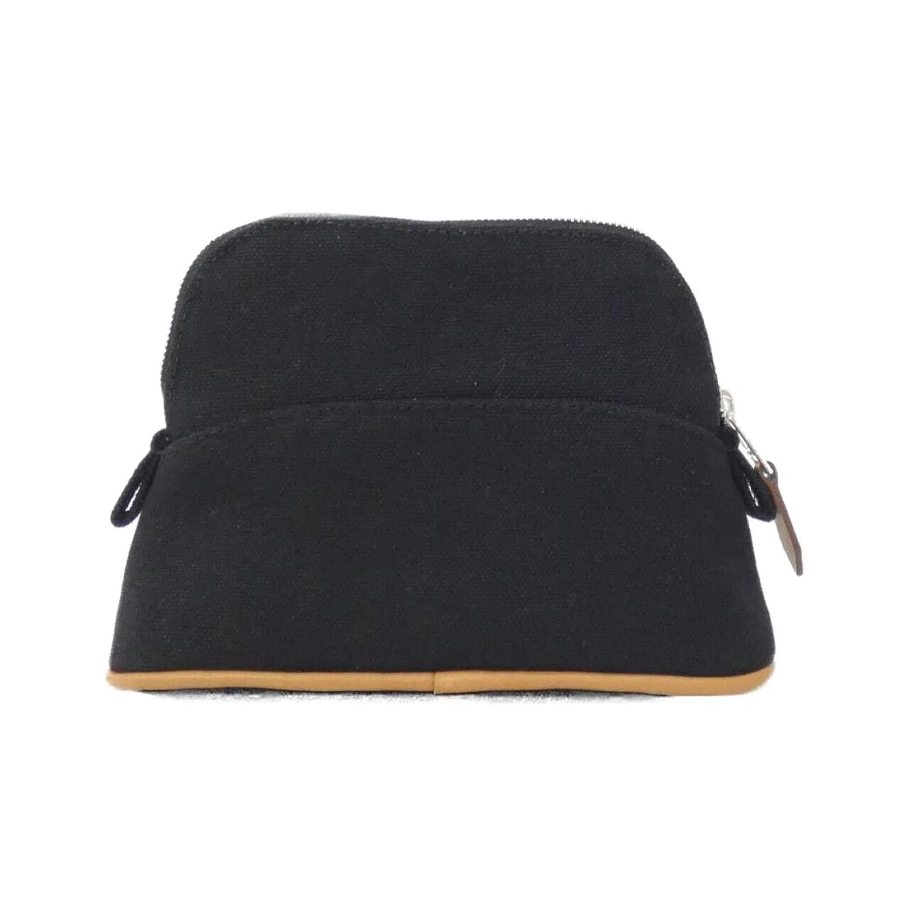 HERMES Bolide 103772M Pouch Canvas 黑色 帆布 中古品A - 縮圖 2