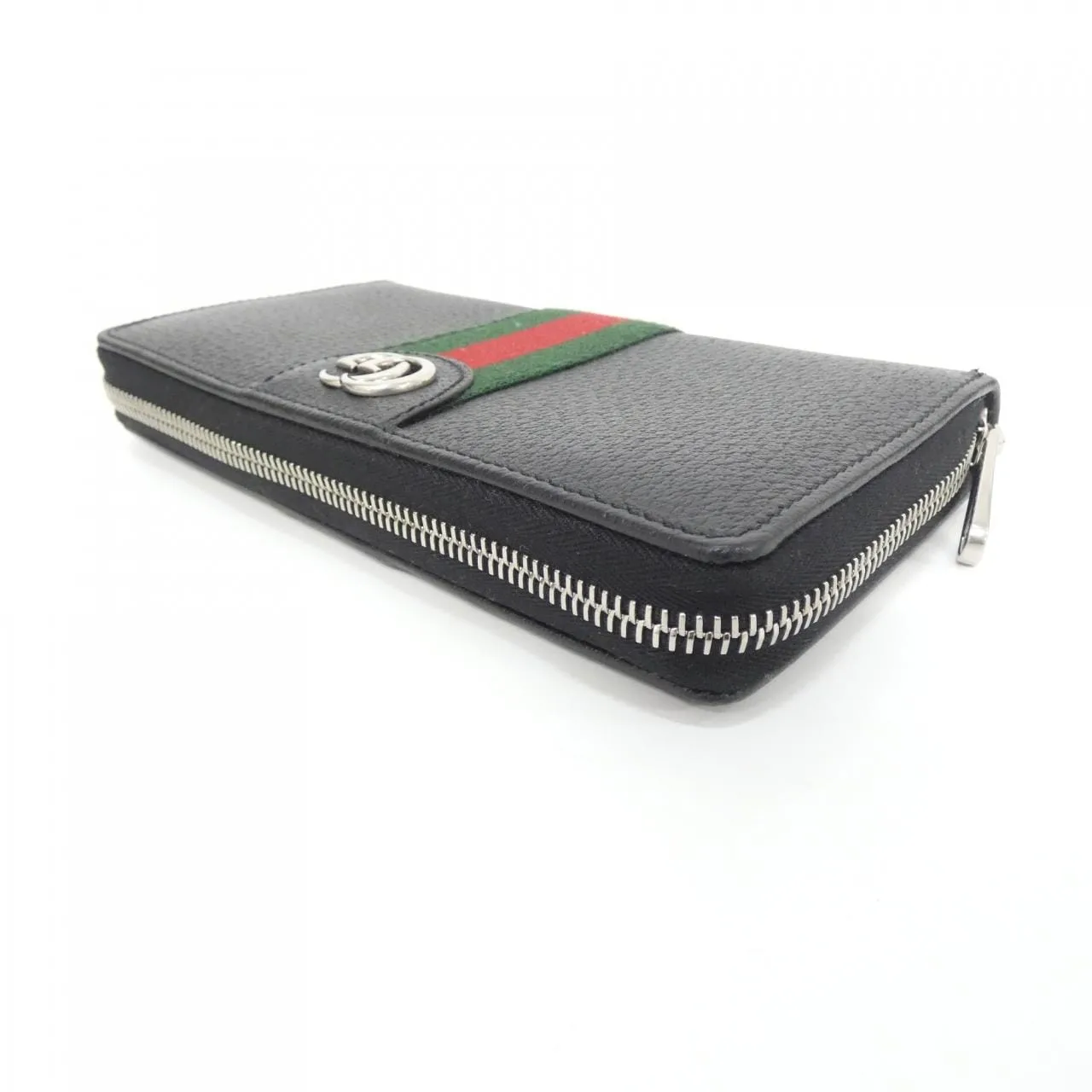 GUCCI 834694 AAE1A Wallet Leather Black Leather Rank A - Thumbnail 3