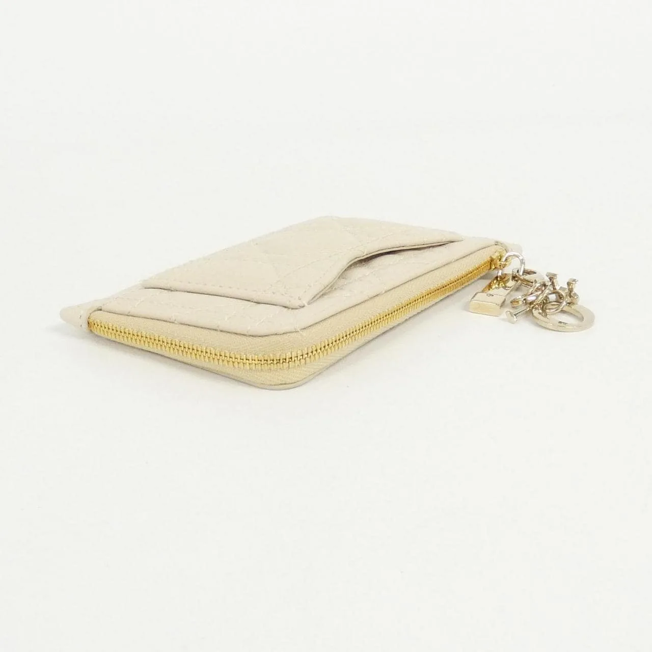 DIOR Lady Dior S0965ONMJ Coin Case Lambskin Black Lambskin Rank A - Thumbnail 3