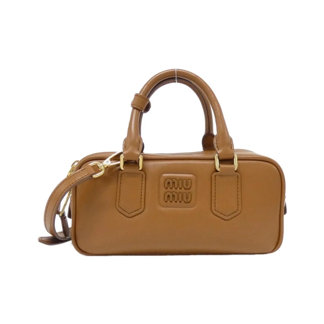 MIU MIU 5BB142 Handbag Cognac