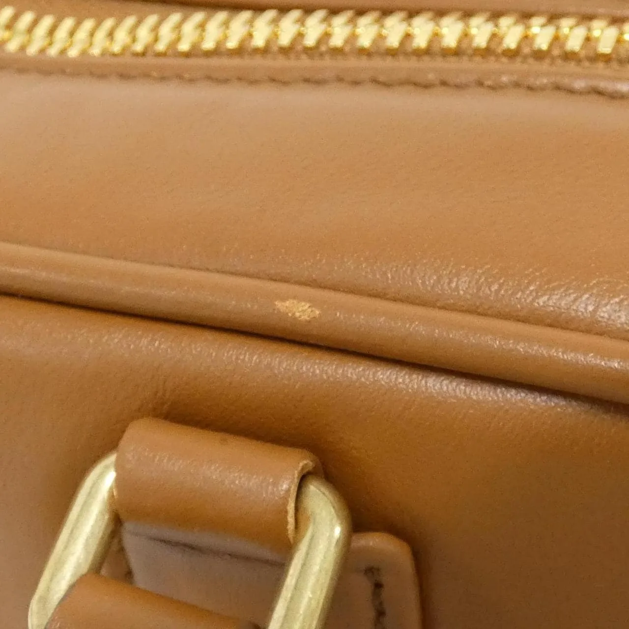 MIU MIU 5BB142 Handbag Cognac 中古品A - 縮圖 4