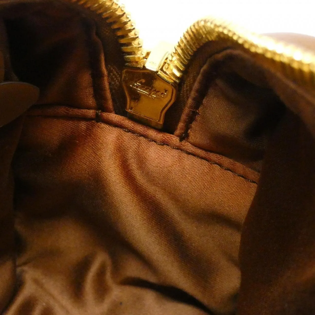 MIU MIU 5BB142 Handbag Cognac 中古品A - 縮圖 7