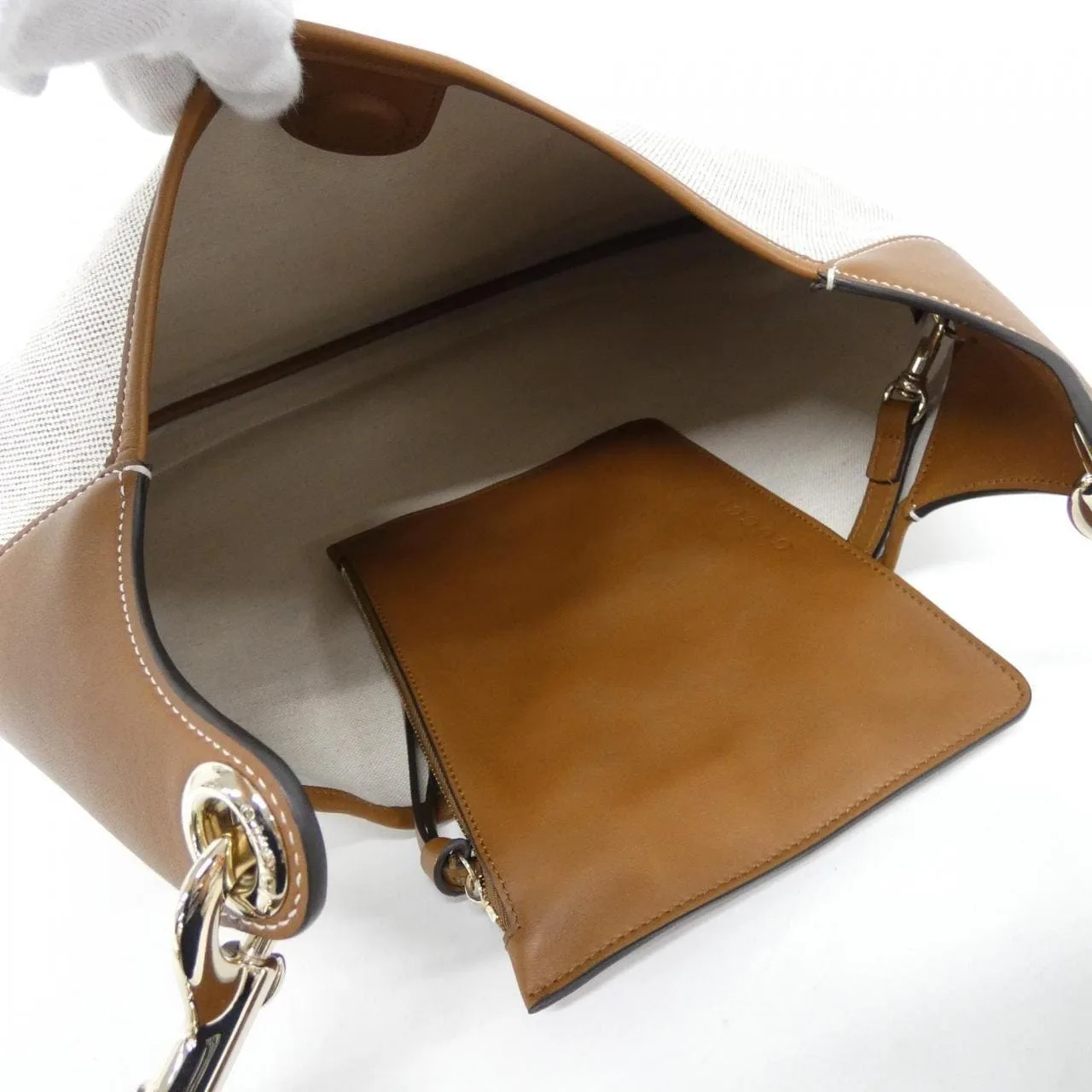 GUCCI 815924 Shoulder Canvas Beige Canvas Rank A - Thumbnail 6