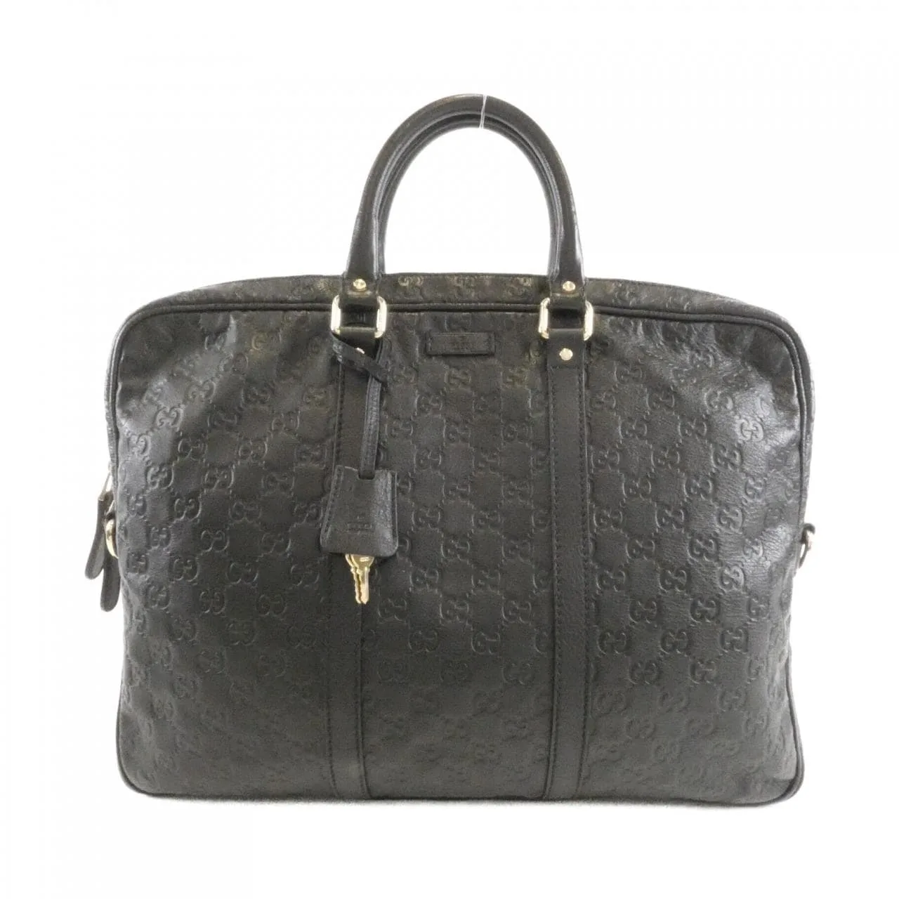 GUCCI 201480 BNX1G Handbag Leather Black