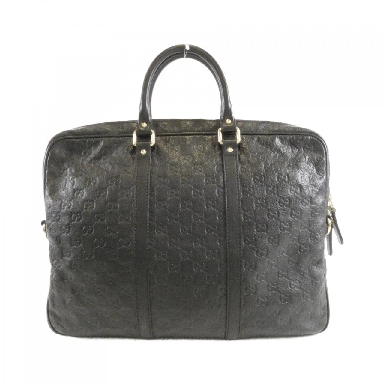 GUCCI 201480 BNX1G Handbag Leather Black Leather Rank A - Thumbnail 2