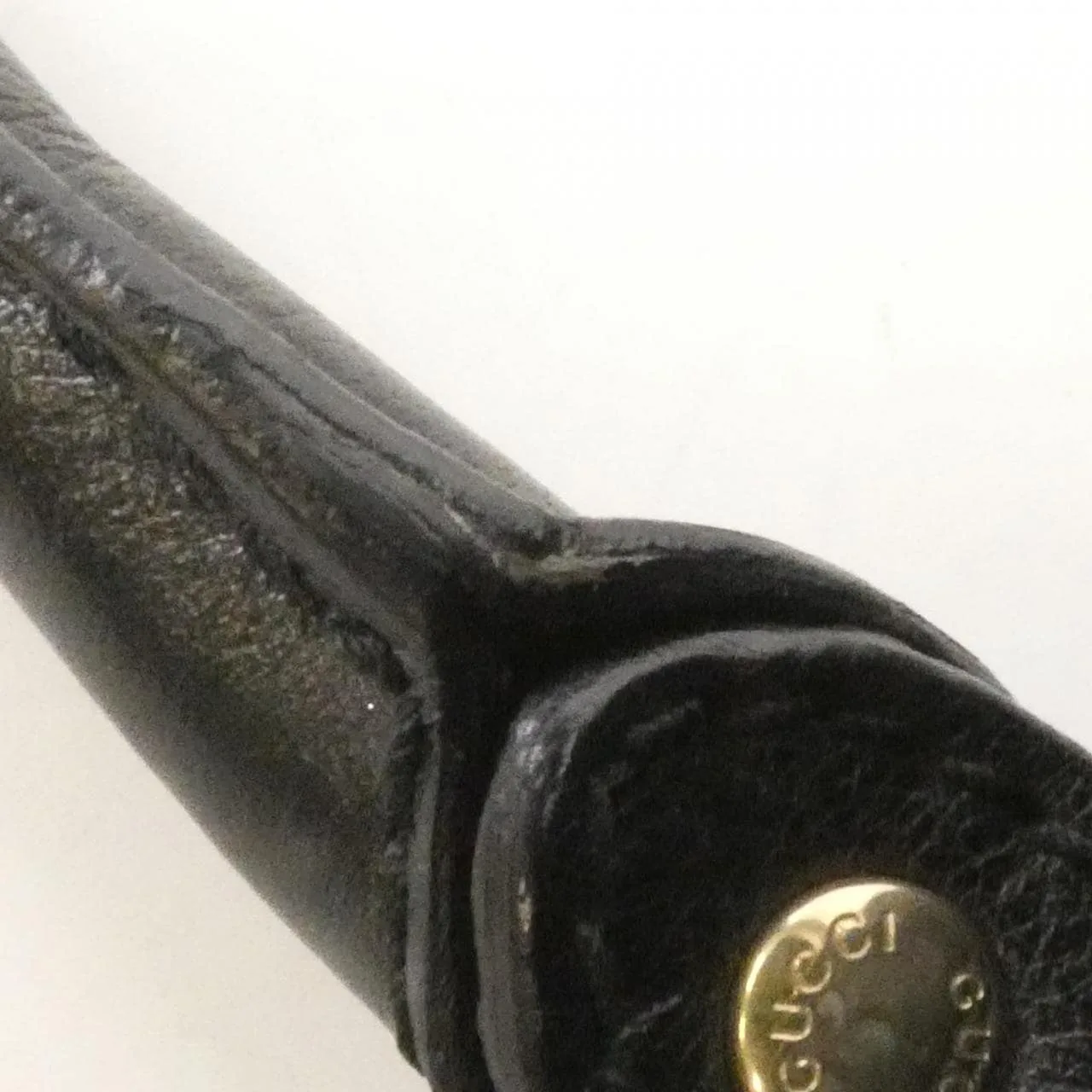 GUCCI 201480 BNX1G Handbag Leather Black Leather Rank A - Thumbnail 8