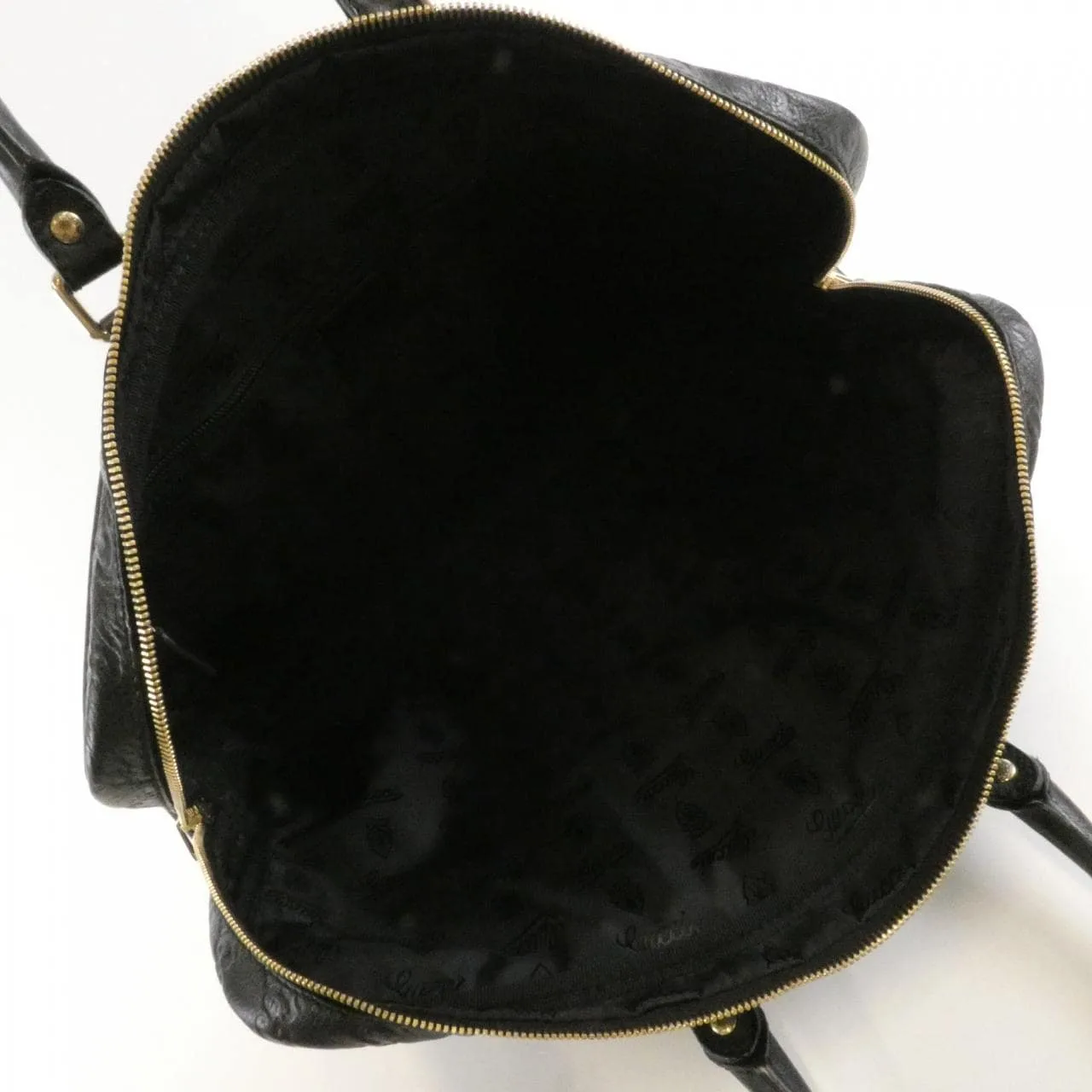 GUCCI 201480 BNX1G Handbag Leather Black Leather Rank A - Thumbnail 9