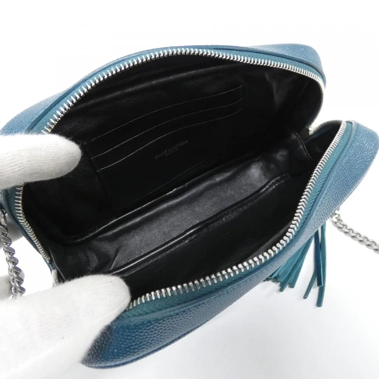 SAINT LAURENT 612579 1GF02 Shoulder Black Rank A - Thumbnail 6