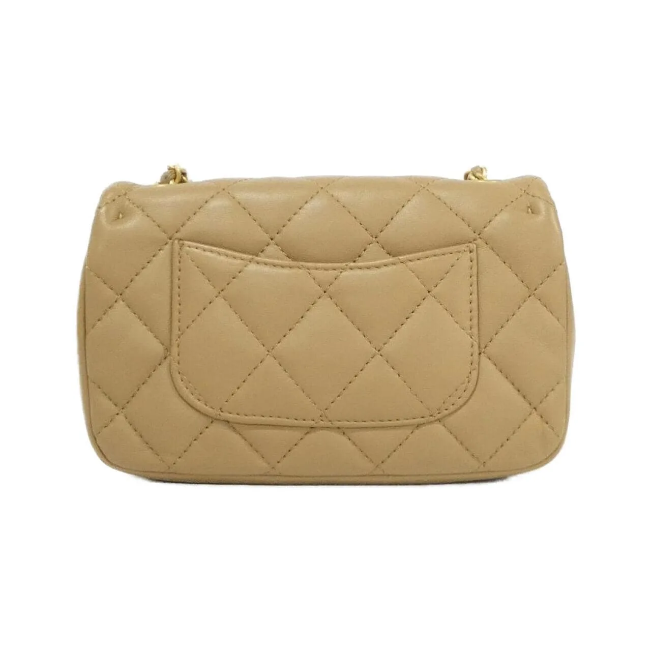 CHANEL Chanel 22 AS3456 Shoulder Lambskin Beige Lambskin Rank A - Thumbnail 2