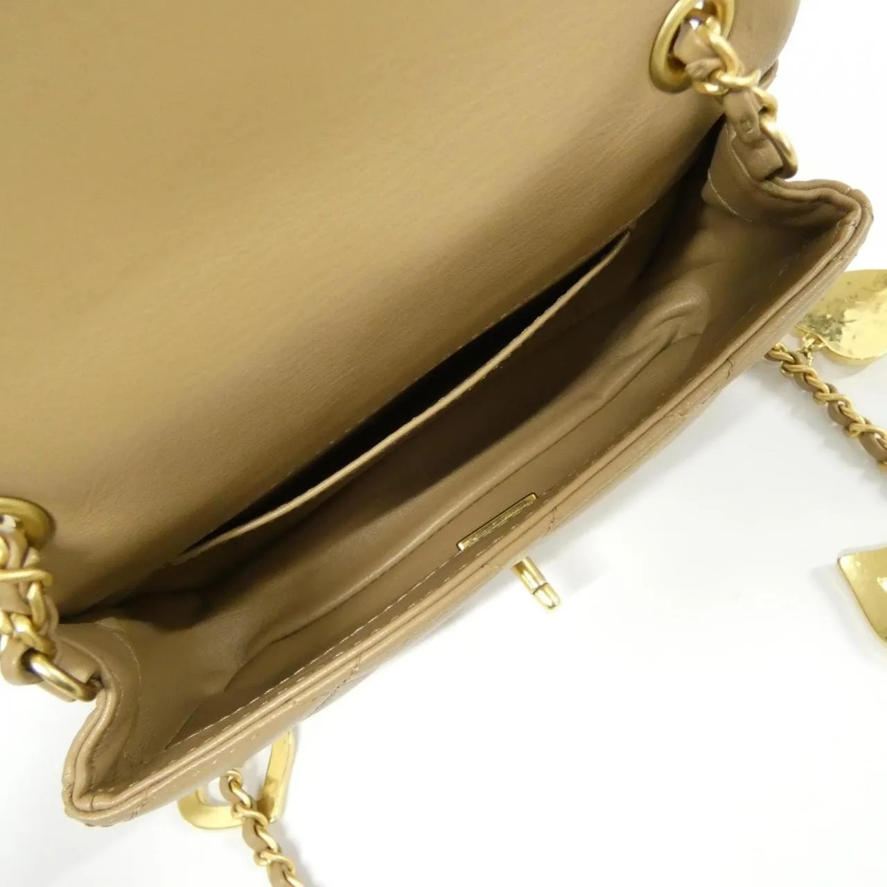 CHANEL Chanel 22 AS3456 Shoulder Lambskin Beige Lambskin Rank A - Thumbnail 9