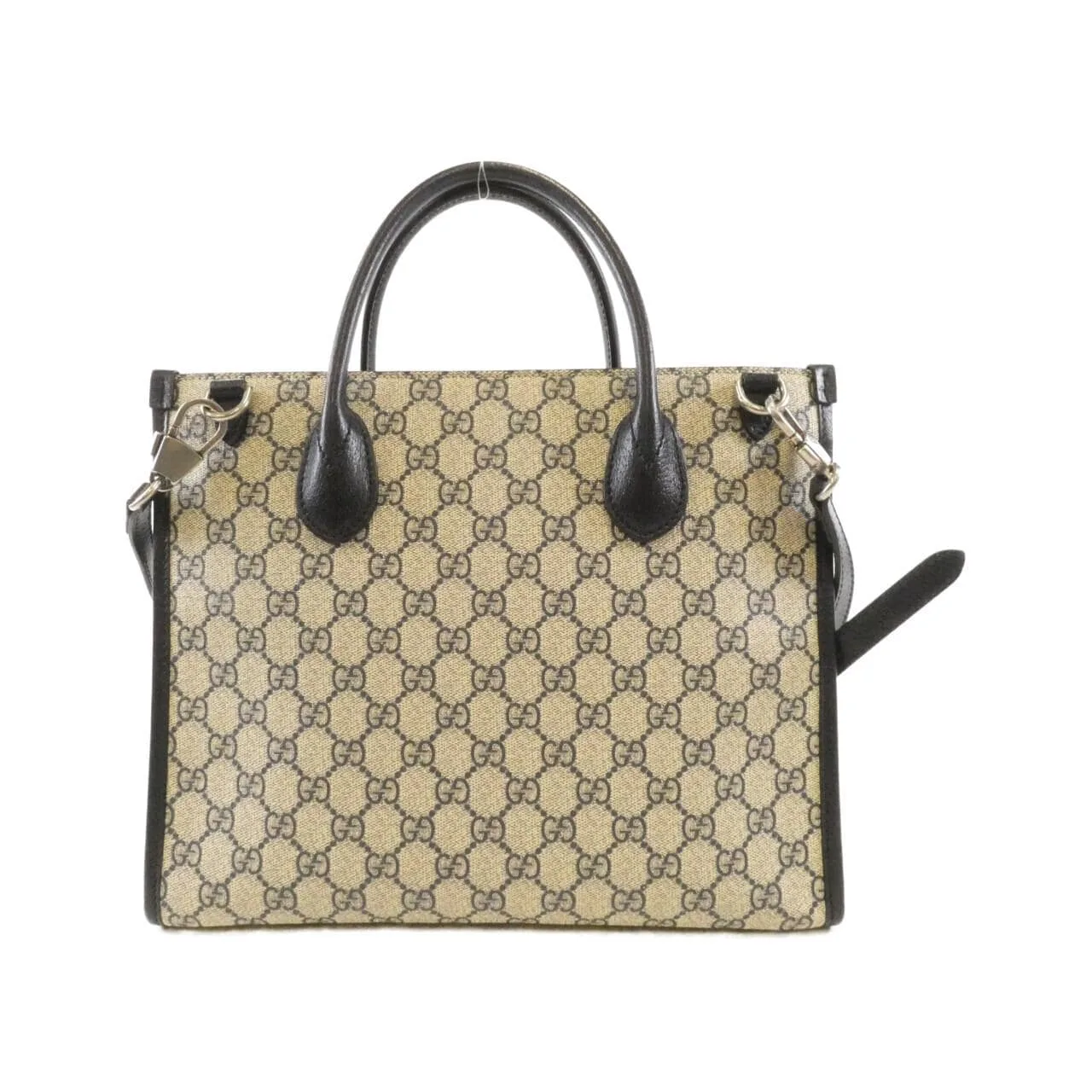 GUCCI 659983 K9GSN Handbag Canvas 米色 帆布 中古品B - 縮圖 2