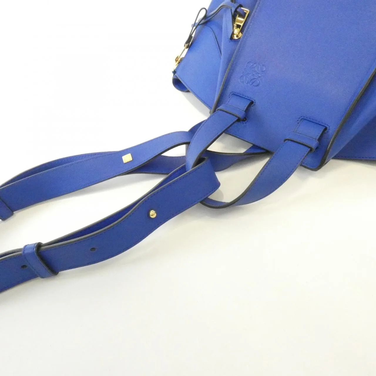 LOEWE Hammock Shoulder 藍色 中古品B - 縮圖 5