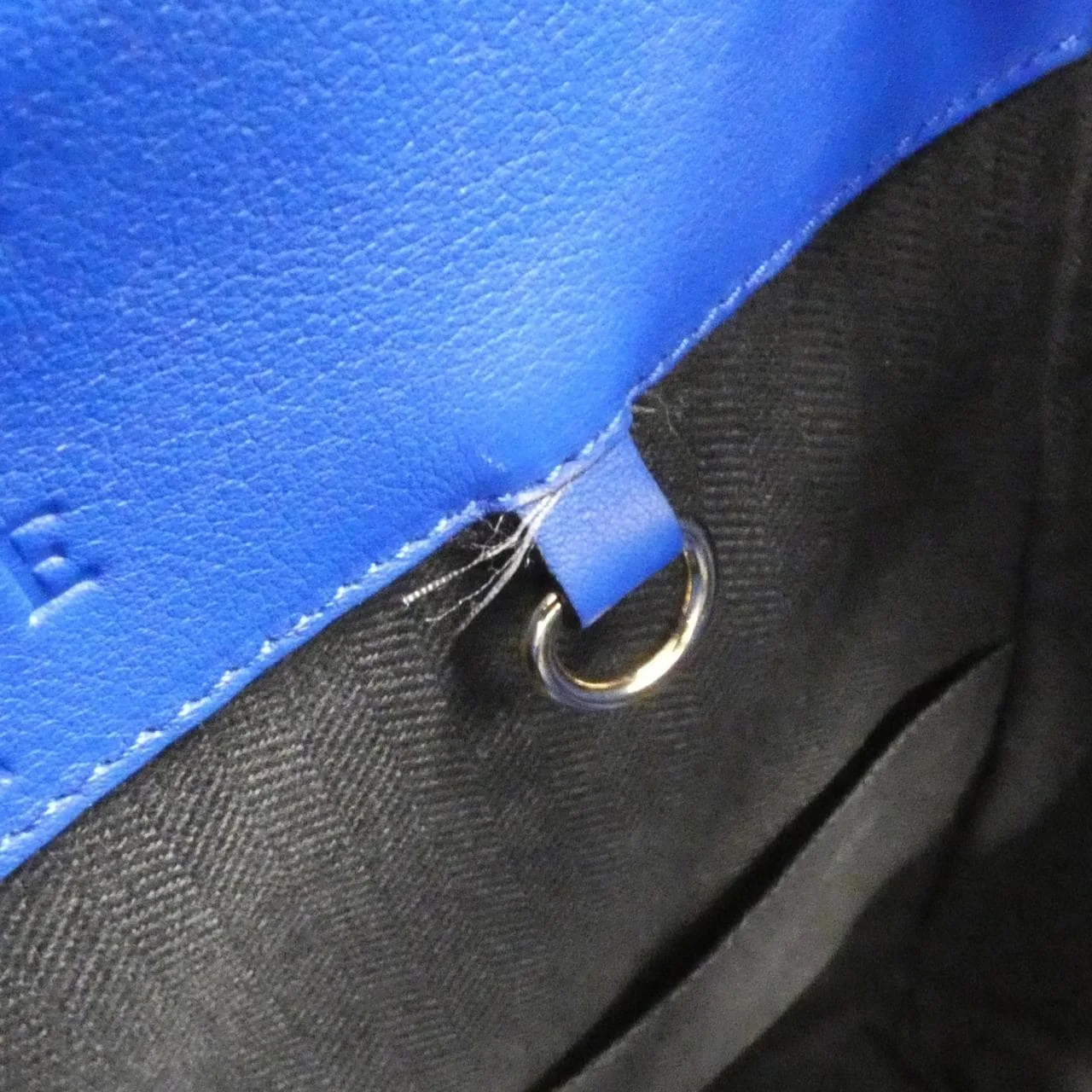 LOEWE Hammock Shoulder 藍色 中古品B - 縮圖 8